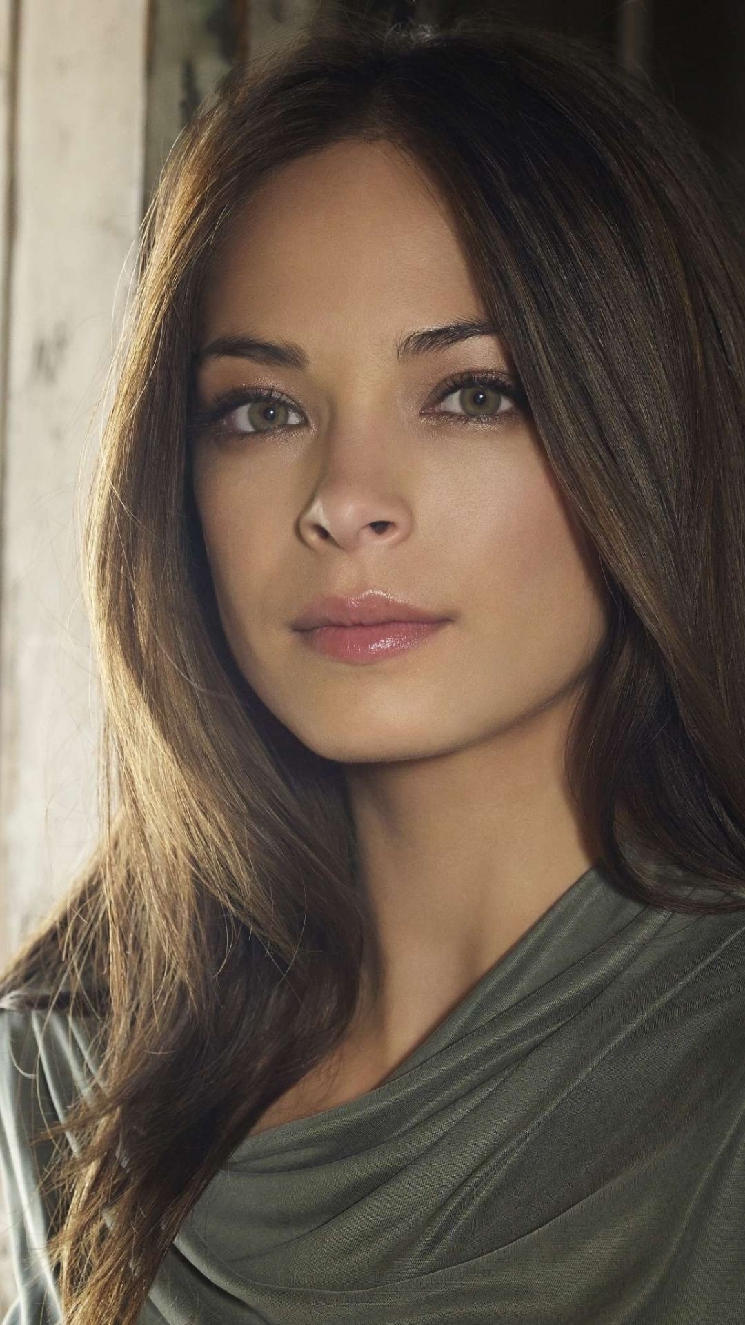 Most Beautiful Women: Kristin Kreuk, A Canadian actress, A role of Lana Lang in the superhero television series “Smallville”. 1080x1920 Full HD Wallpaper.