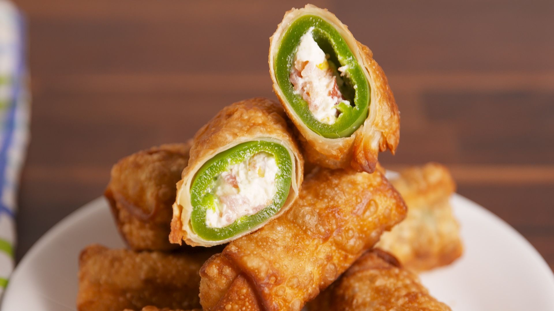 Best jalapeo popper egg rolls, Spicy fusion appetizer, Irresistible snack, Crispy perfection, 1920x1080 Full HD Desktop