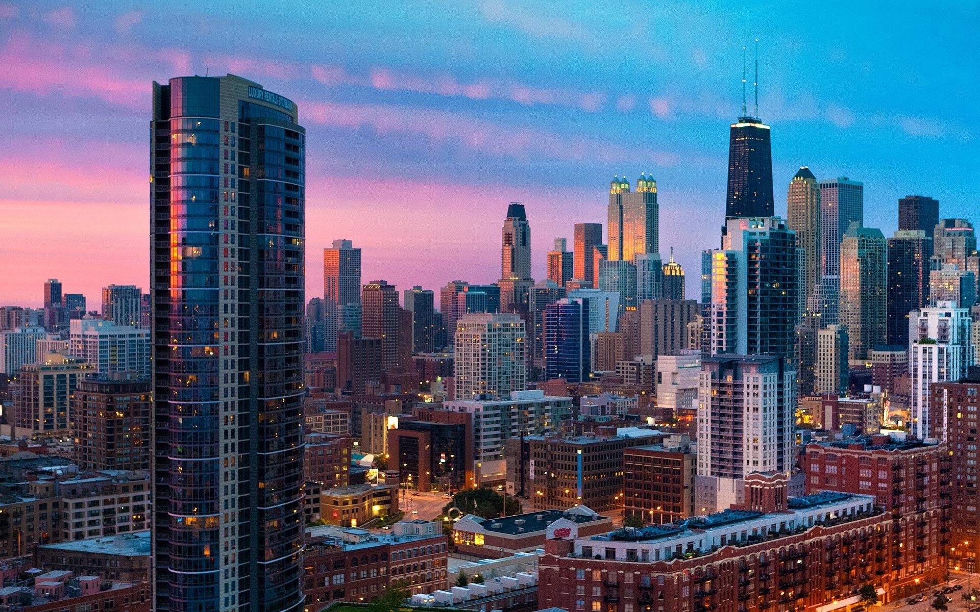 North America, Chicago cityscape, Stunning architecture, Urban beauty, 1920x1200 HD Desktop