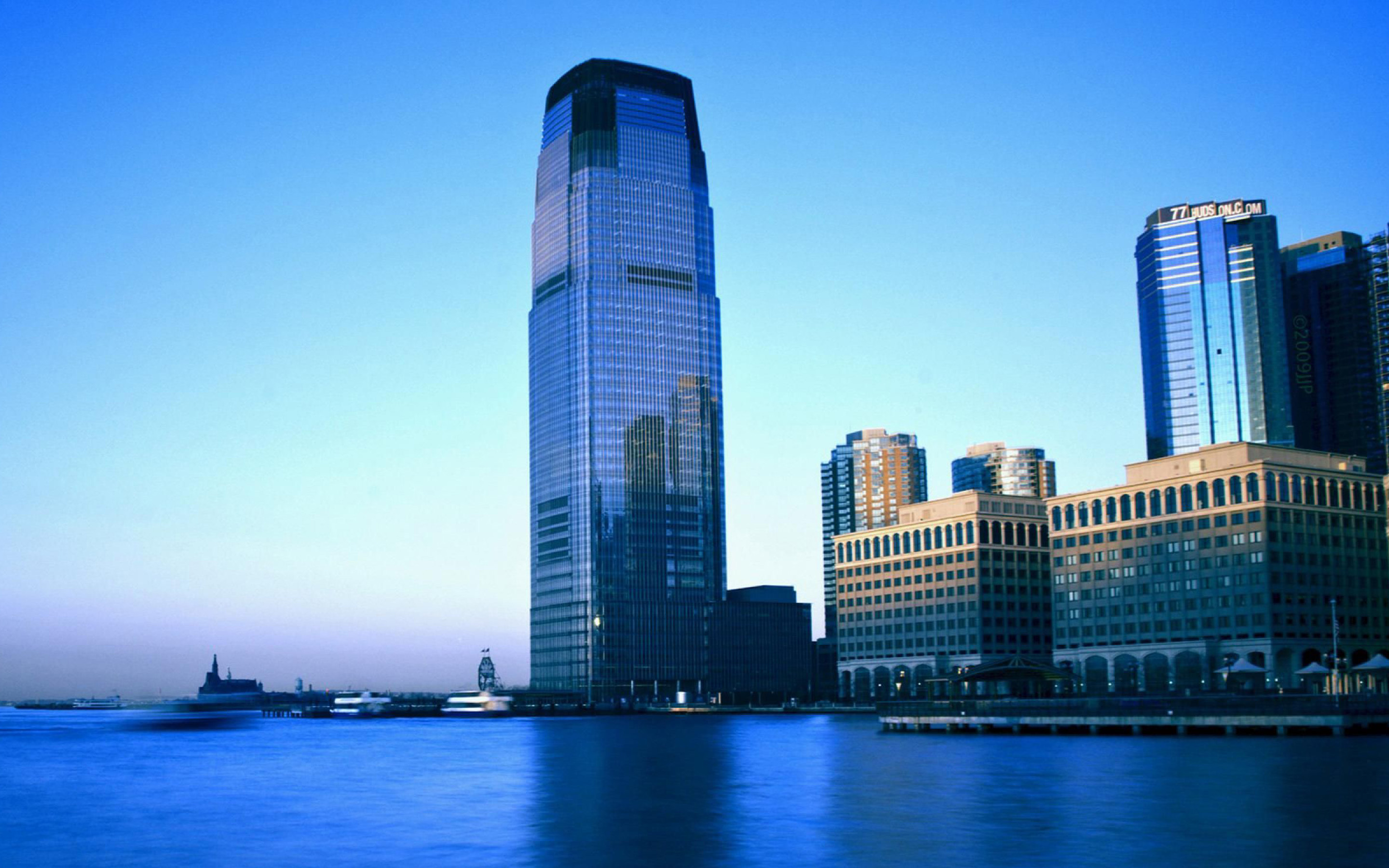 Jersey City, 30 Hudson Street, Goldman Sachs tower, 2880x1800 HD Desktop