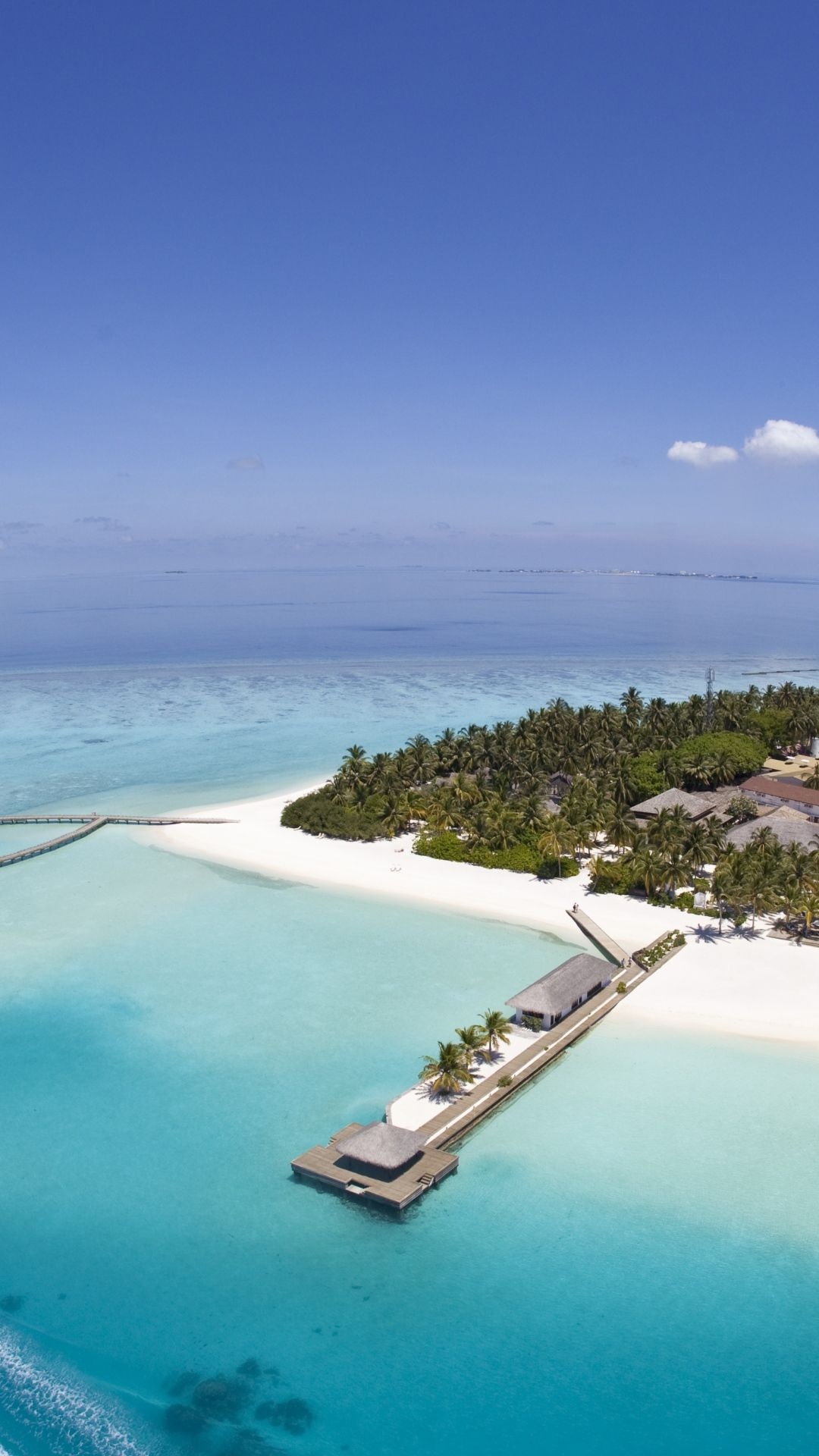 Maldives, Seychelles, Island resort, Vacation paradise, 1080x1920 Full HD Phone