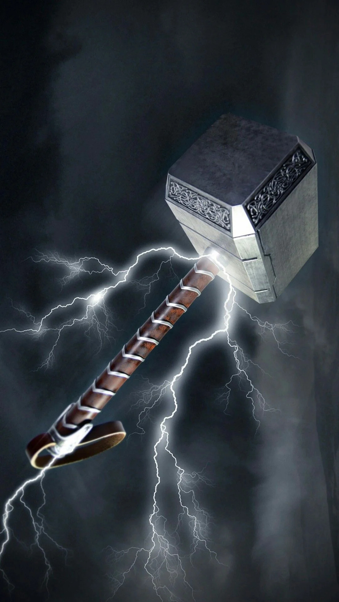 Thors hammer wallpapers, High quality backgrounds, Asgardian mythology, Epic weapon, 1080x1920 Full HD Phone