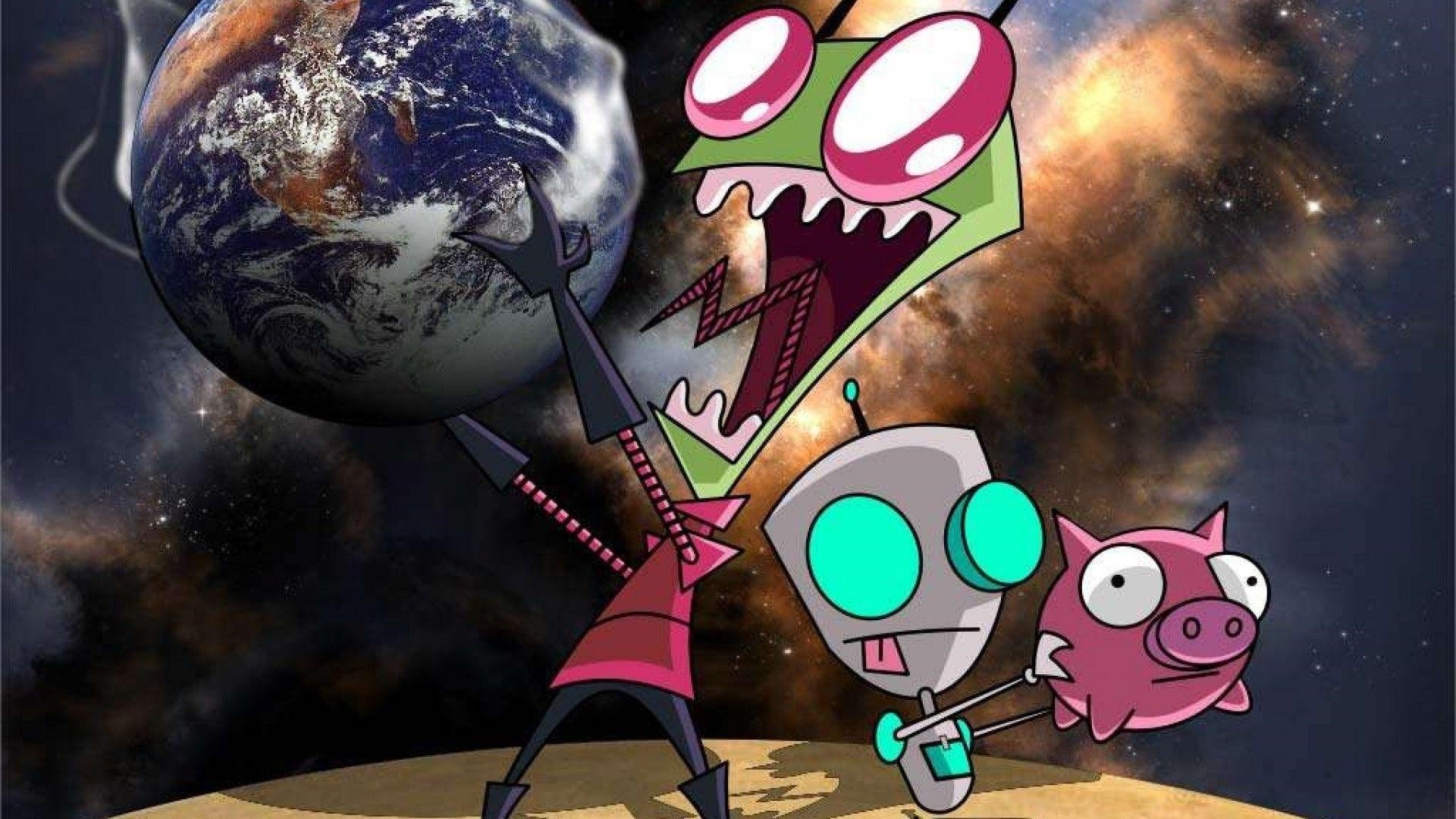 Invader ZIM, Wallpaper collection, Iconic animation, 1920x1080 Full HD Desktop
