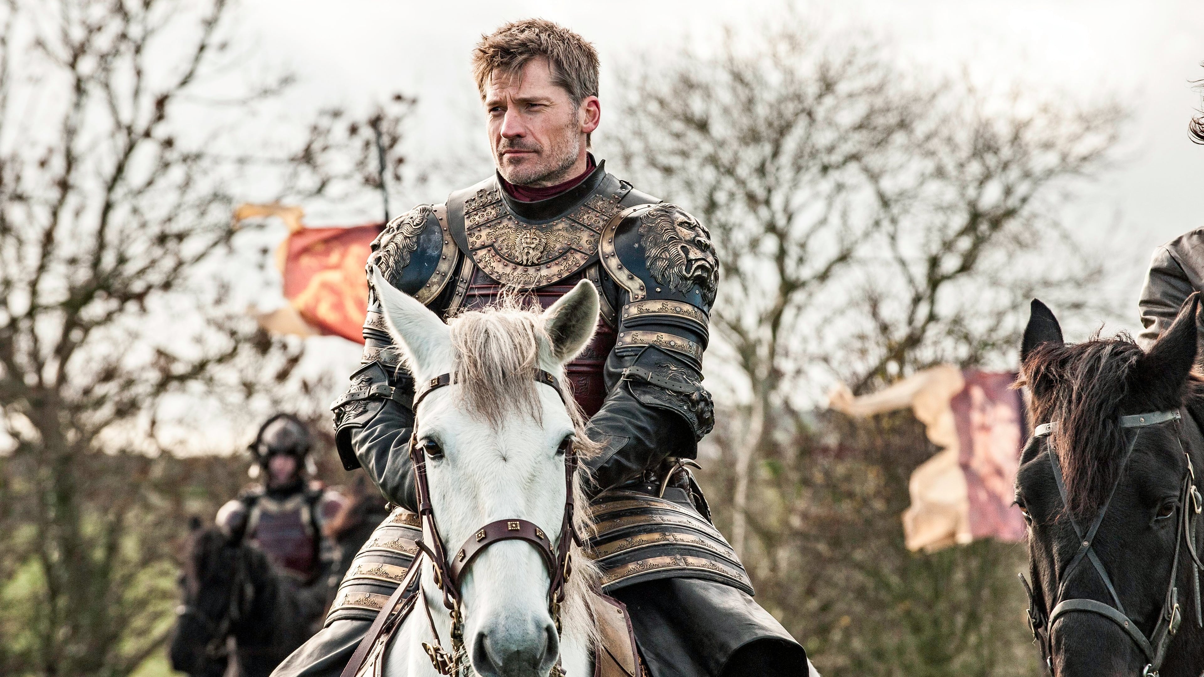 Jaime Lannister, TV show character, Game of Thrones, Dramatic backdrop, 3840x2160 4K Desktop