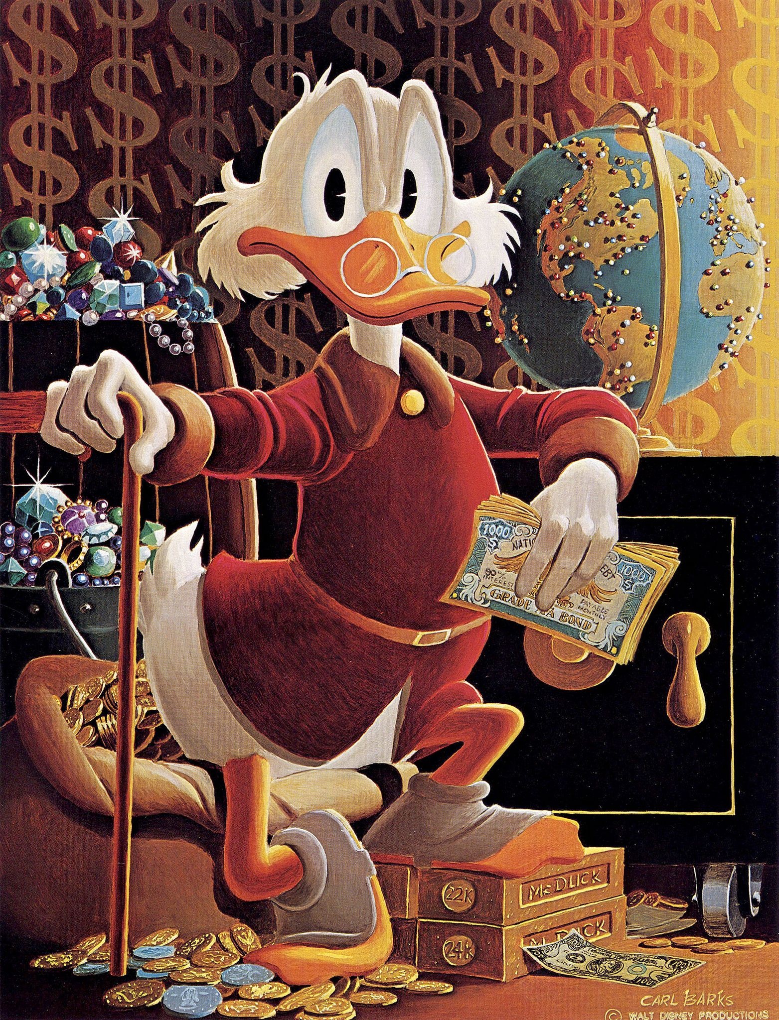 McDuck of Duckburg, Disney wallpaper, Disney art, 1570x2050 HD Phone