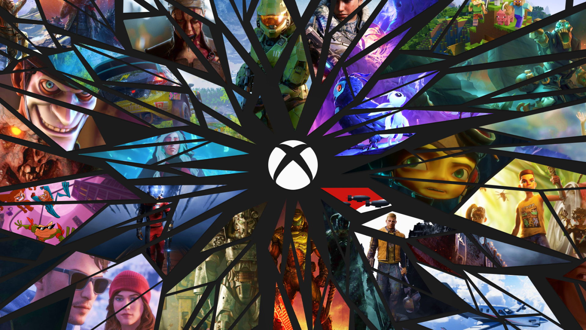 Xbox: Video games, Game Pass Cloud Gaming, Microsoft. 1920x1080 Full HD Background.