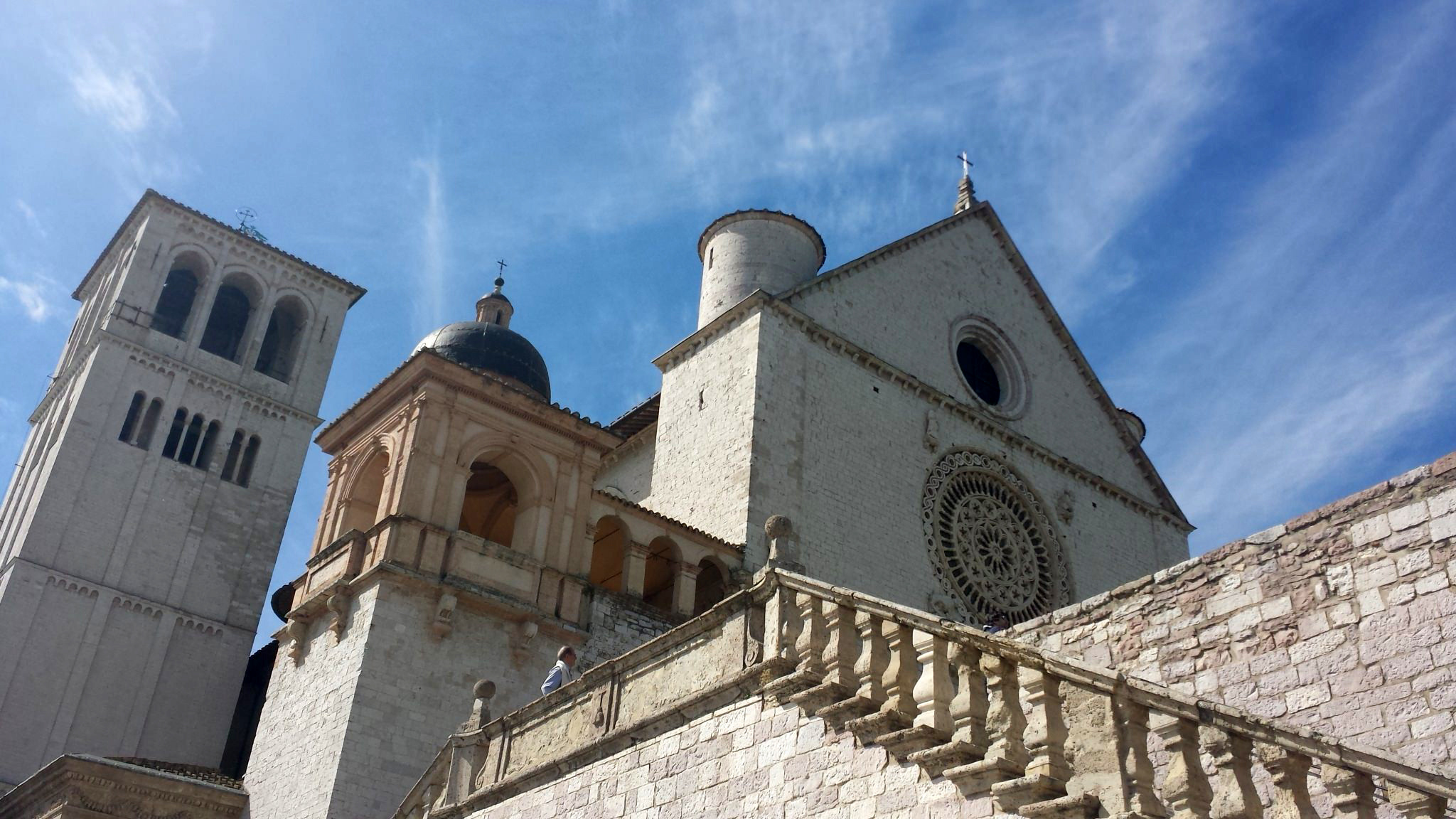 Basilica of Saint Francis of Assisi, Stunning frescoes, Italian cathedrals, Religious art, 2050x1160 HD Desktop