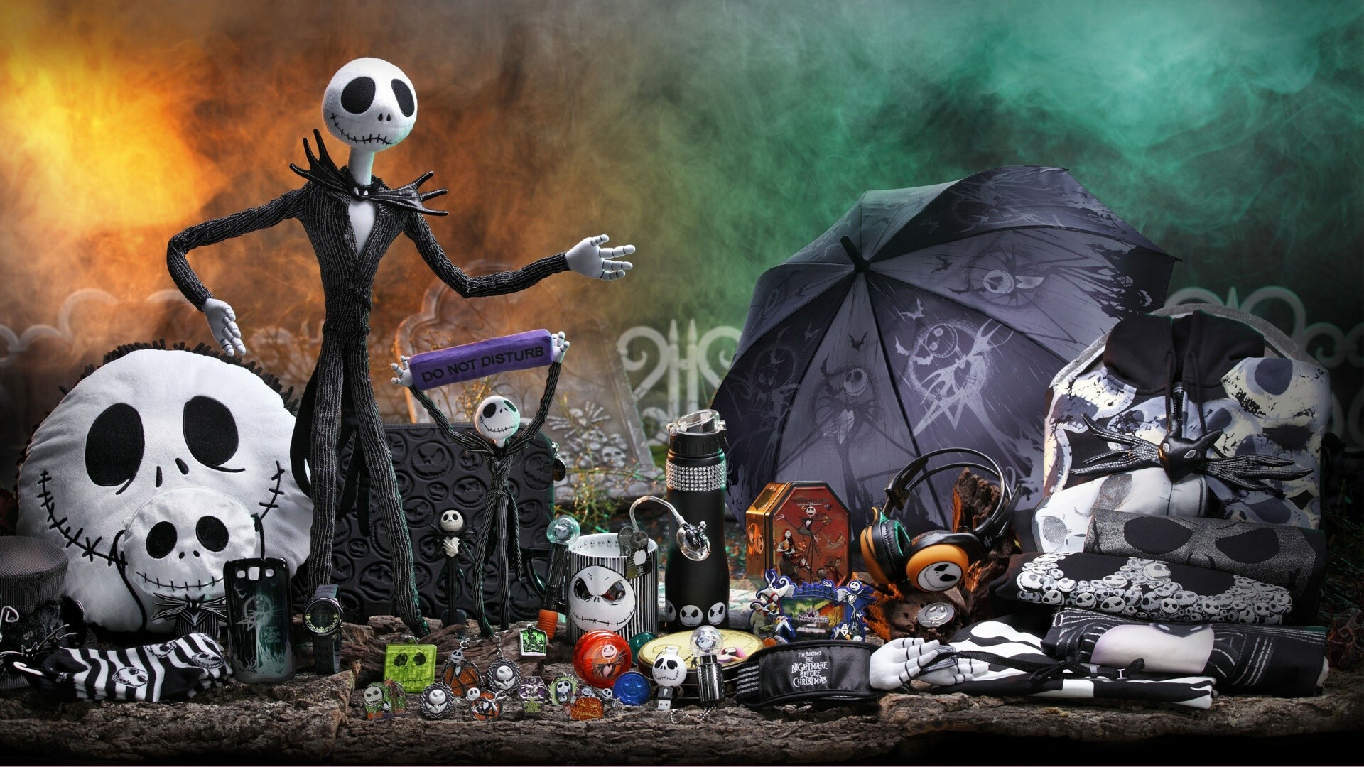 The Nightmare Before Christmas: The most iconic Halloween-meets-Christmas movie, Fictional character. 1920x1080 Full HD Background.