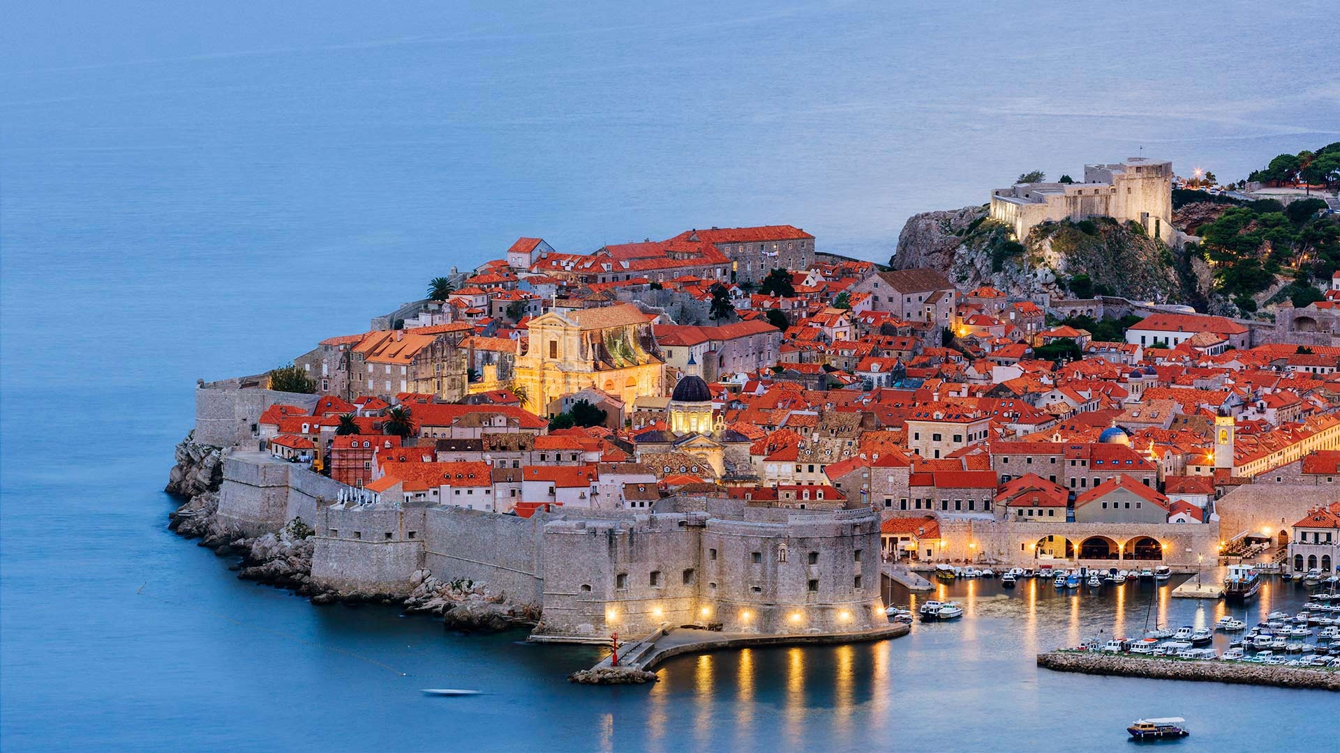 Old town of Dubrovnik, Croatia, Bing gallery, 1920x1080 Full HD Desktop
