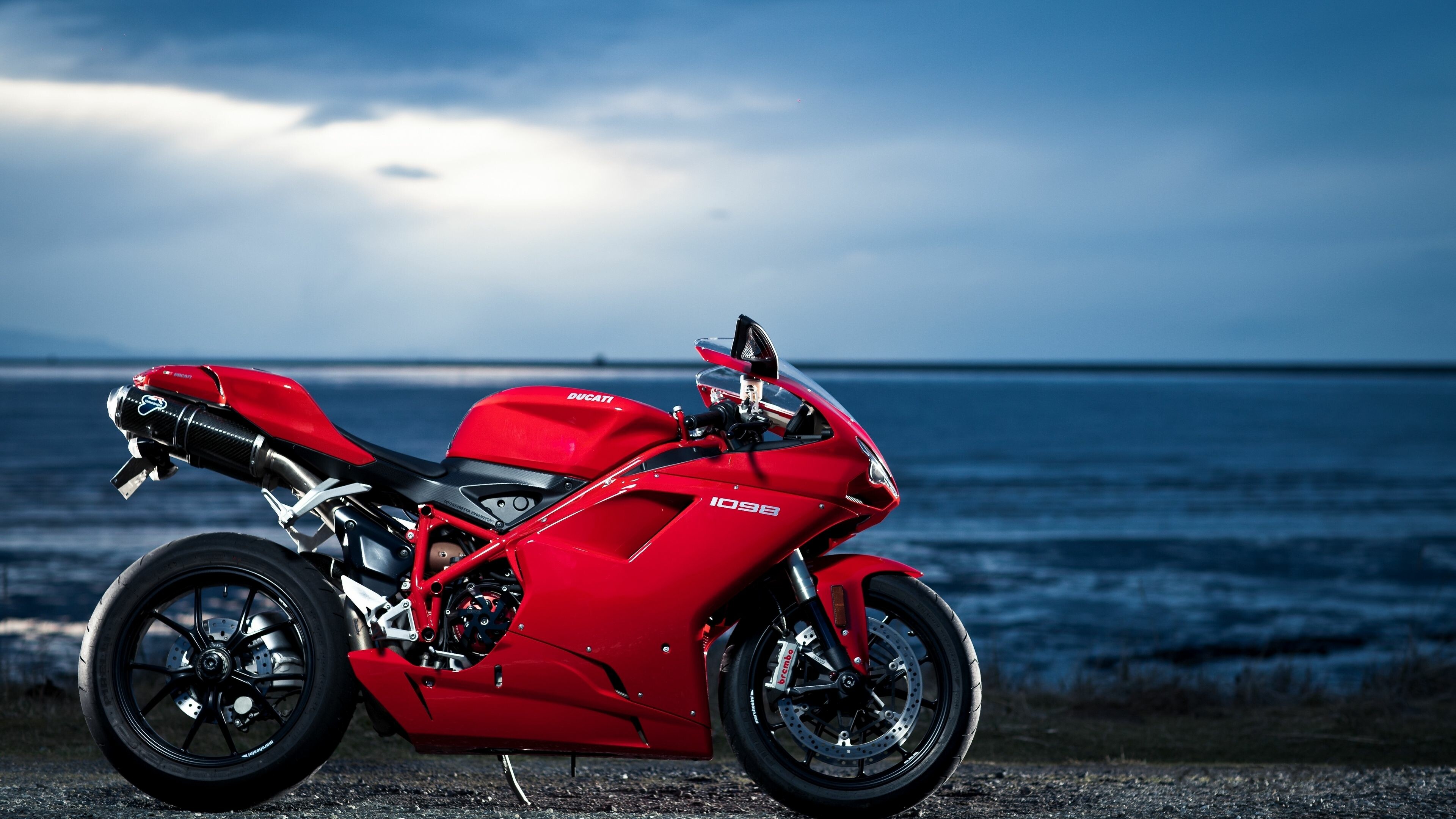 Ducati: The motorcycle-manufacturing division of Italian company. 3840x2160 4K Wallpaper.