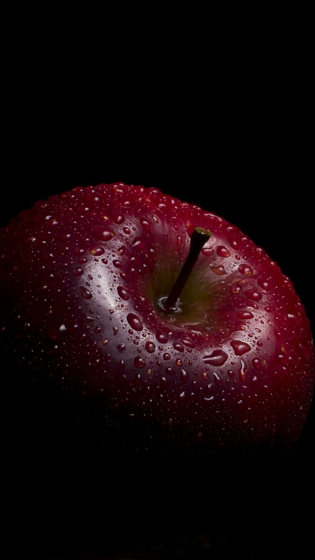 Apple (Fruit): Mainly composed of carbs and water, Rose family. 1080x1920 Full HD Background.