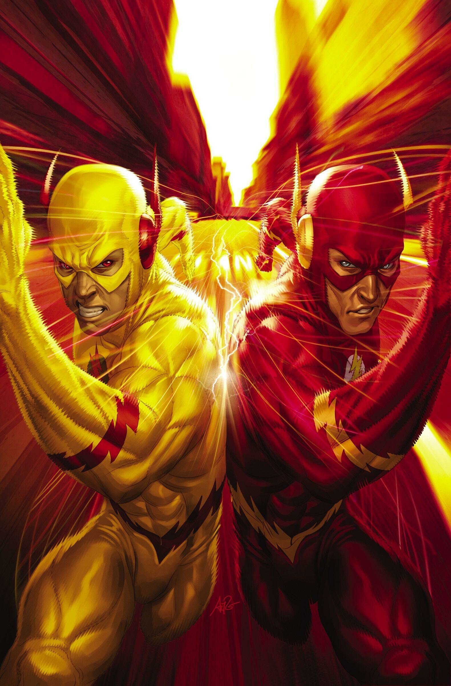 Flash (DC): The Reverse-Flash, Supervillain appearing in American comic books. 1590x2400 HD Background.