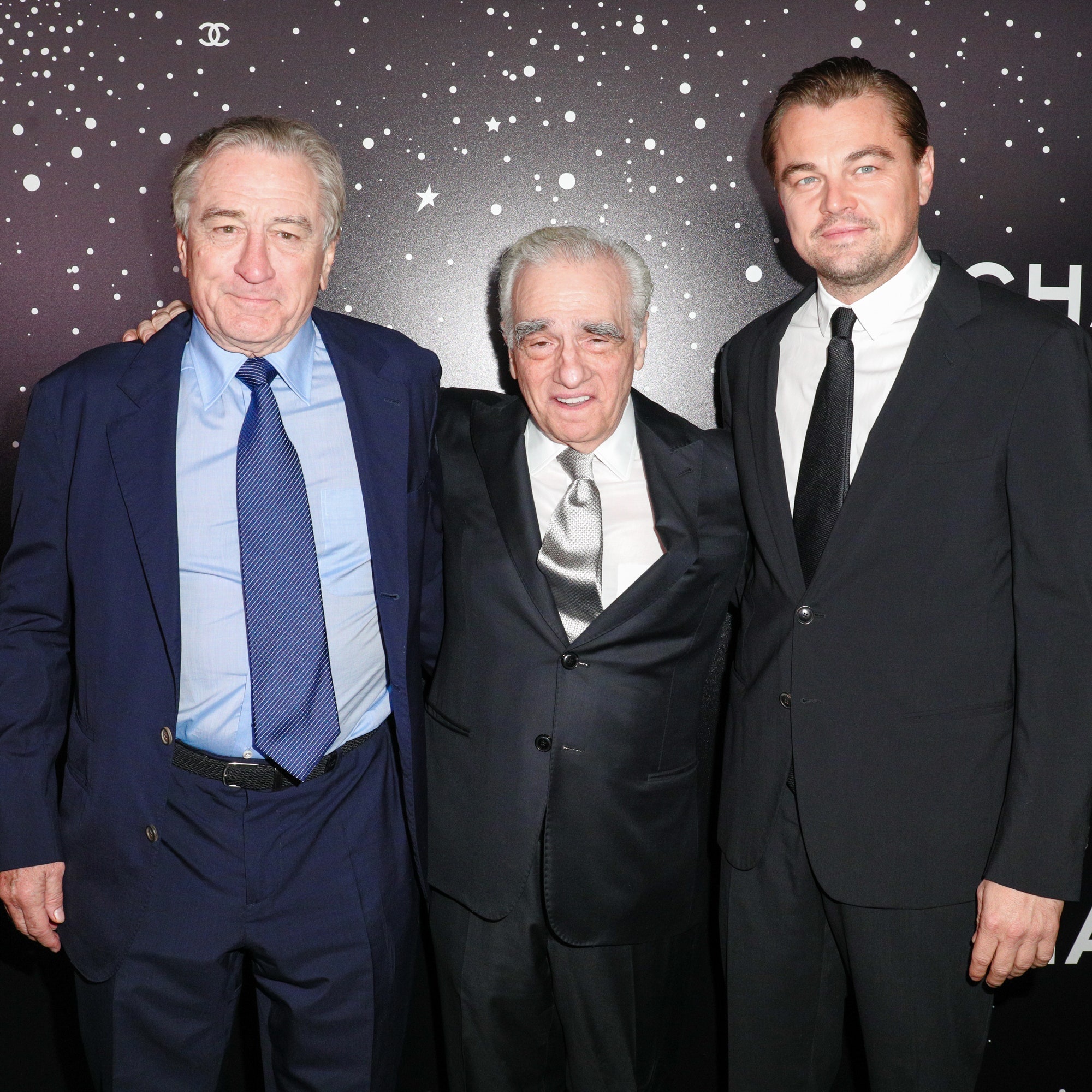 Leonardo DiCaprio, Robert De Niro, Jonah Hill, Martin Scorsese, 2000x2000 HD Phone