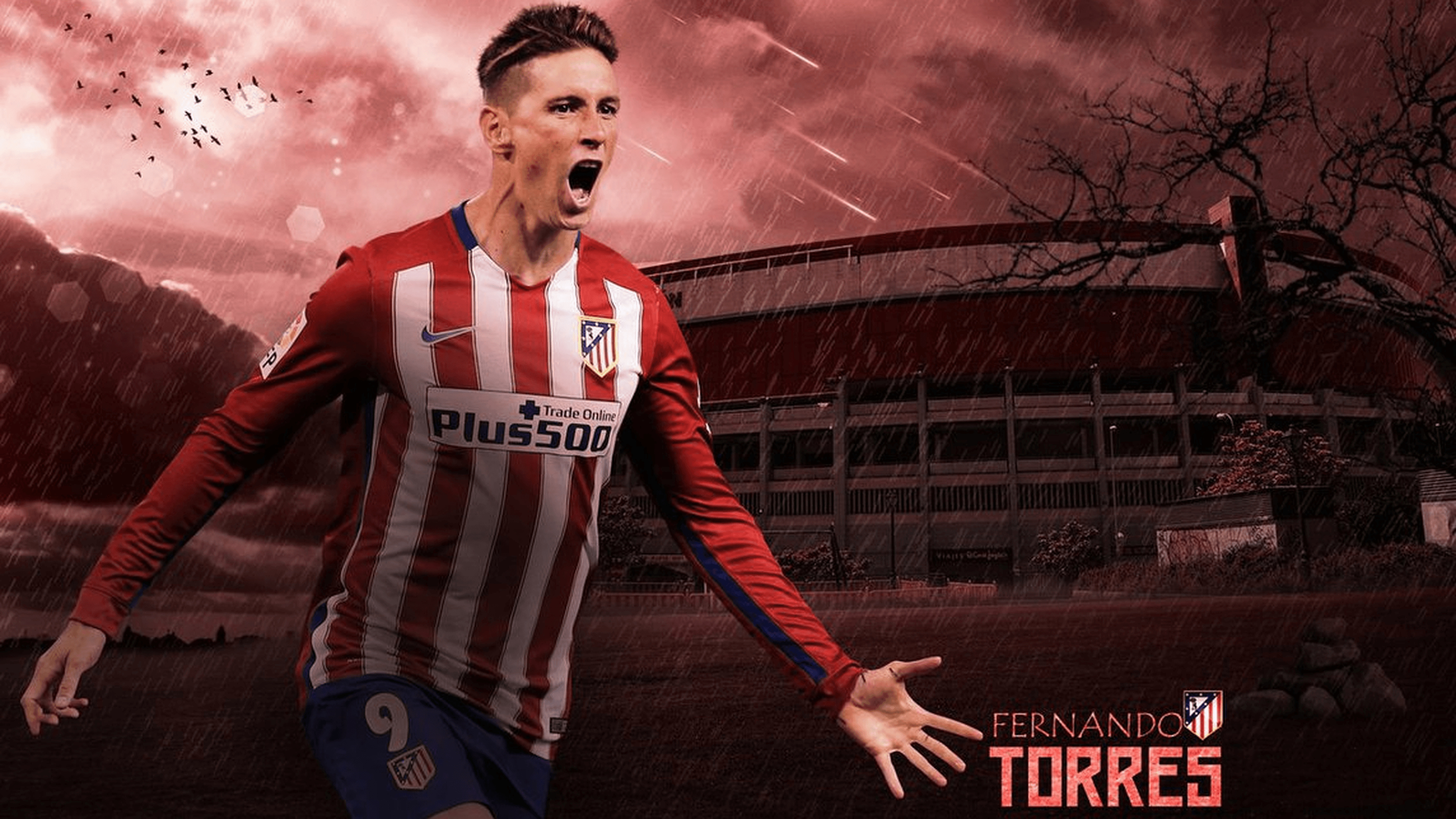 Fernando Torres, 4K football wallpapers, Striking imagery, Sporting passion, 3840x2160 4K Desktop