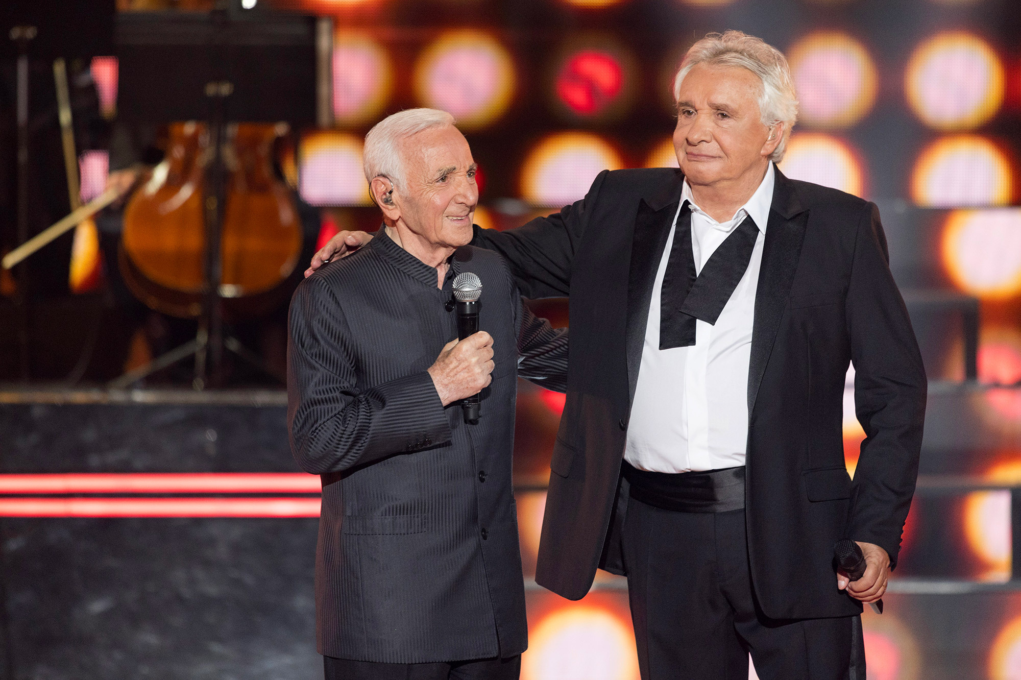 Michel Sardou's tribute, Charles Aznavour, French singer, 2000x1340 HD Desktop