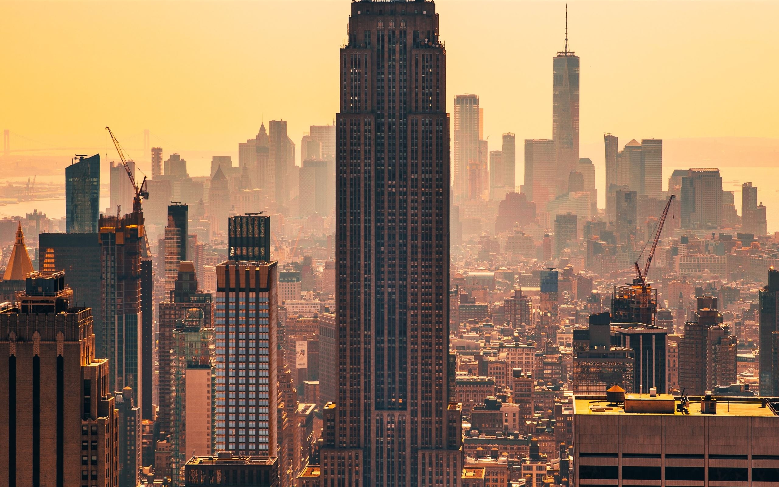Empire State Building, Sky-high views, Concrete jungle, Steel and glass, 2560x1600 HD Desktop