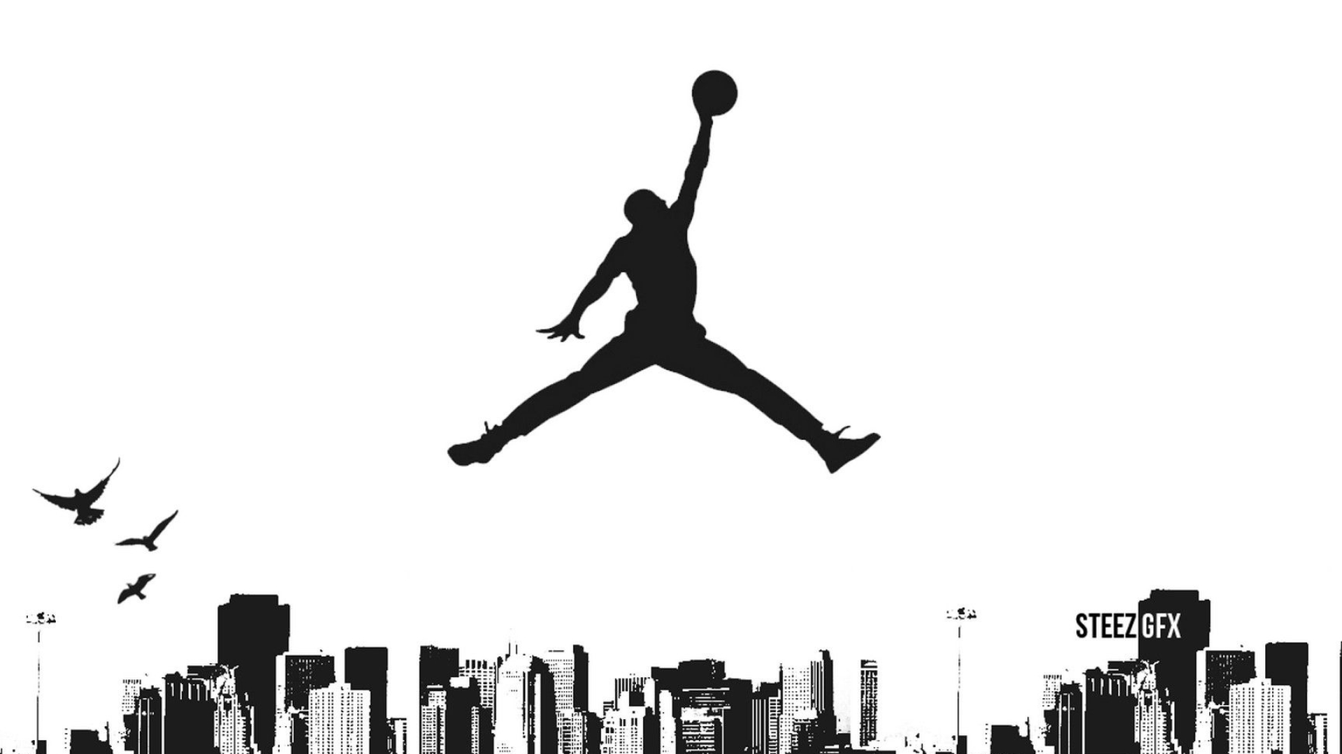 Jumpman Logo, Basketball games wallpaper, Jordan logo, Sports fashion, 1920x1080 Full HD Desktop
