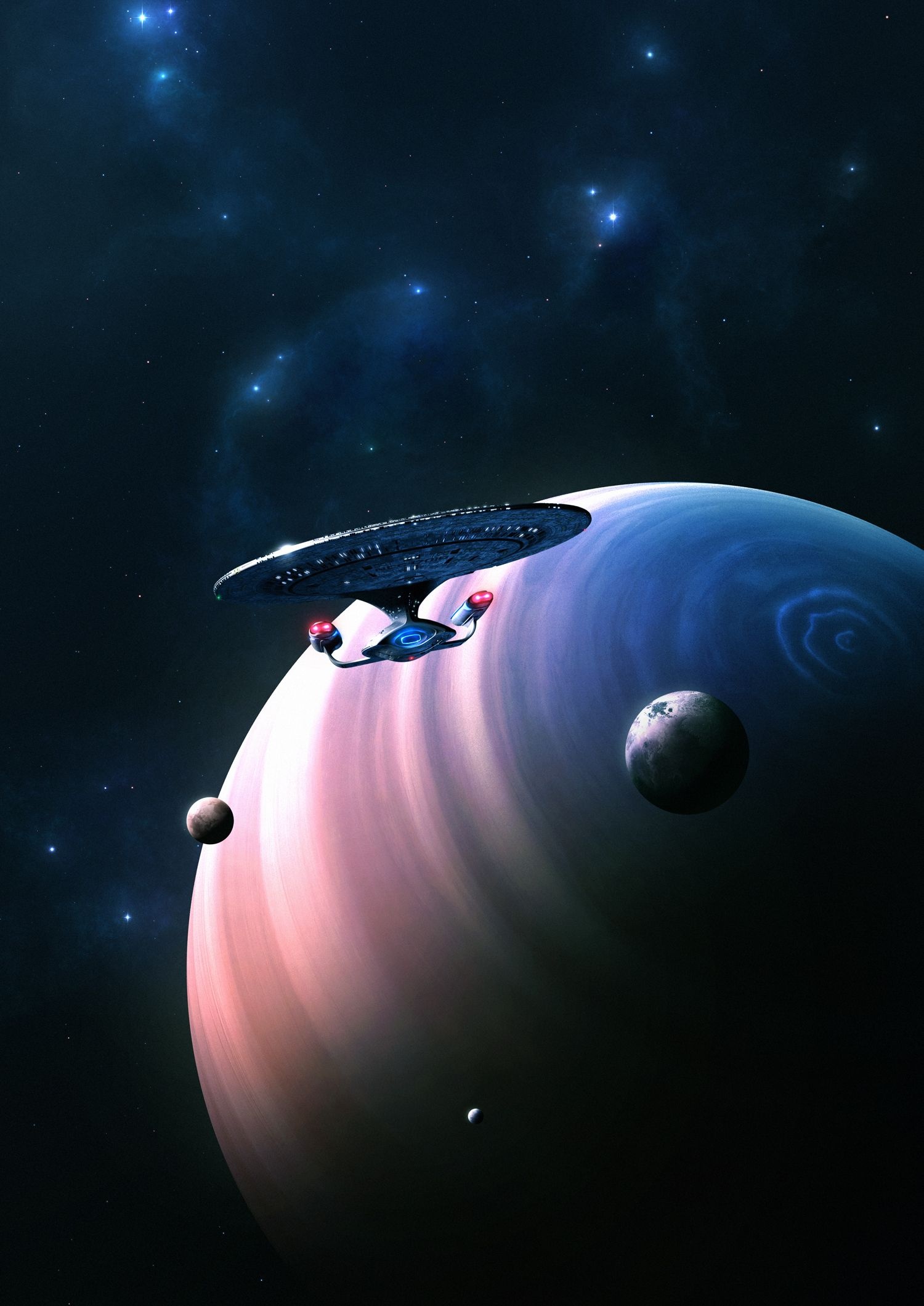 Strange New Worlds, Star Trek universe, Captivating scenes, Futuristic spacecraft, 1500x2130 HD Phone
