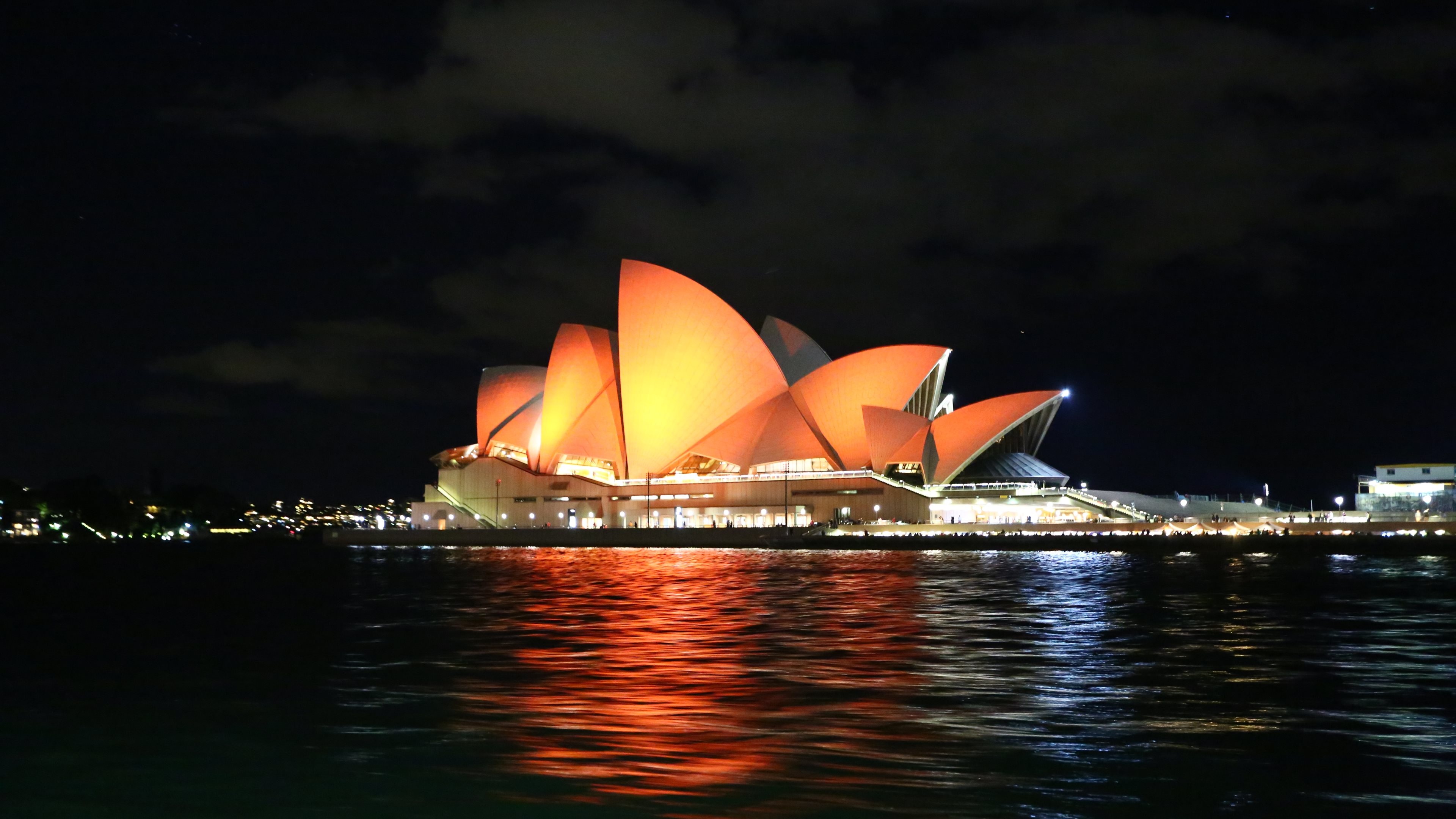 Sydney Opera House, 4K Ultra HD wallpaper, Architectural masterpiece, Stunning backdrop, 3840x2160 4K Desktop