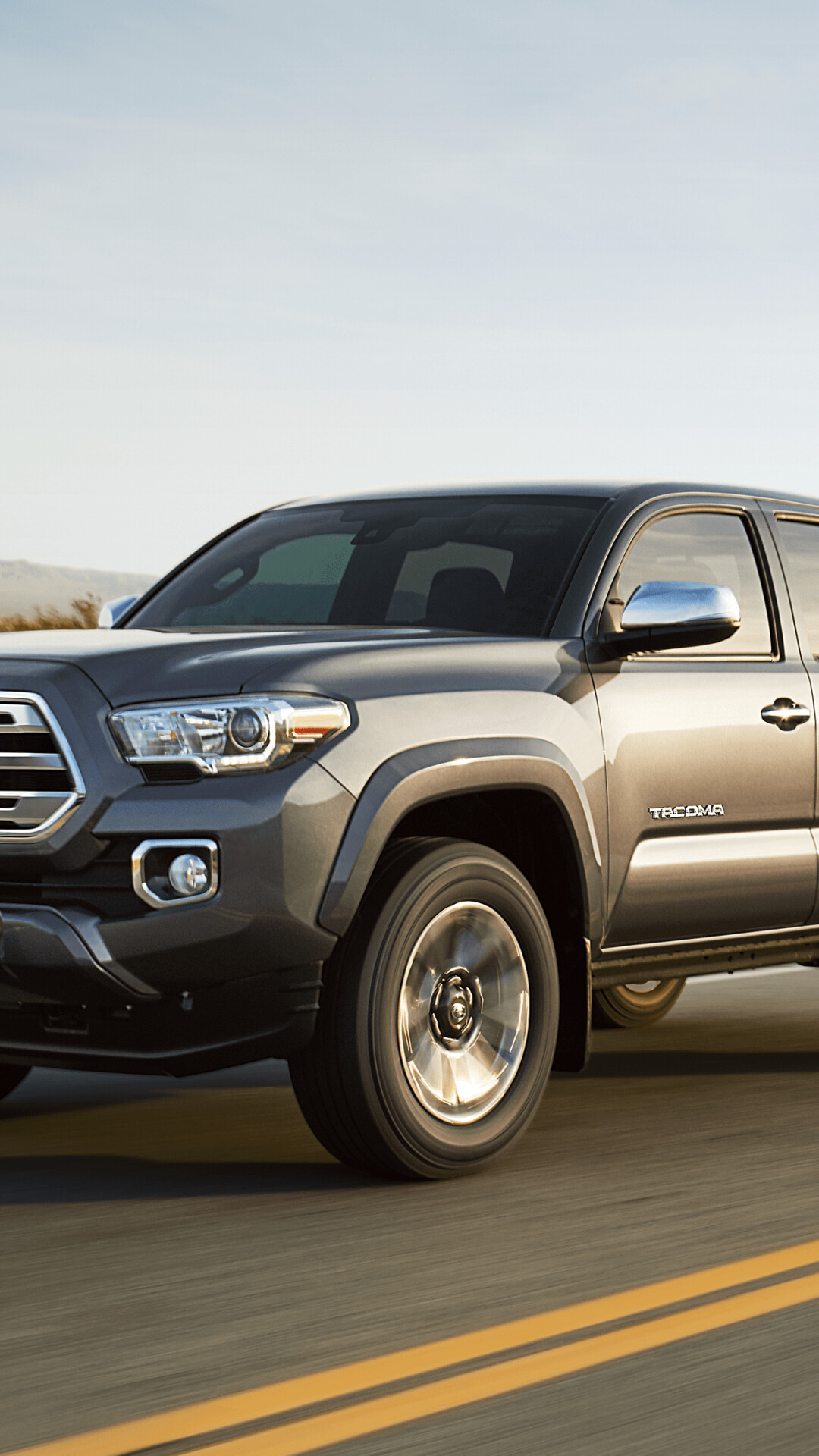 Toyota Tacoma: The second and third generations are classified as mid-sized pickups. 1080x1920 Full HD Wallpaper.