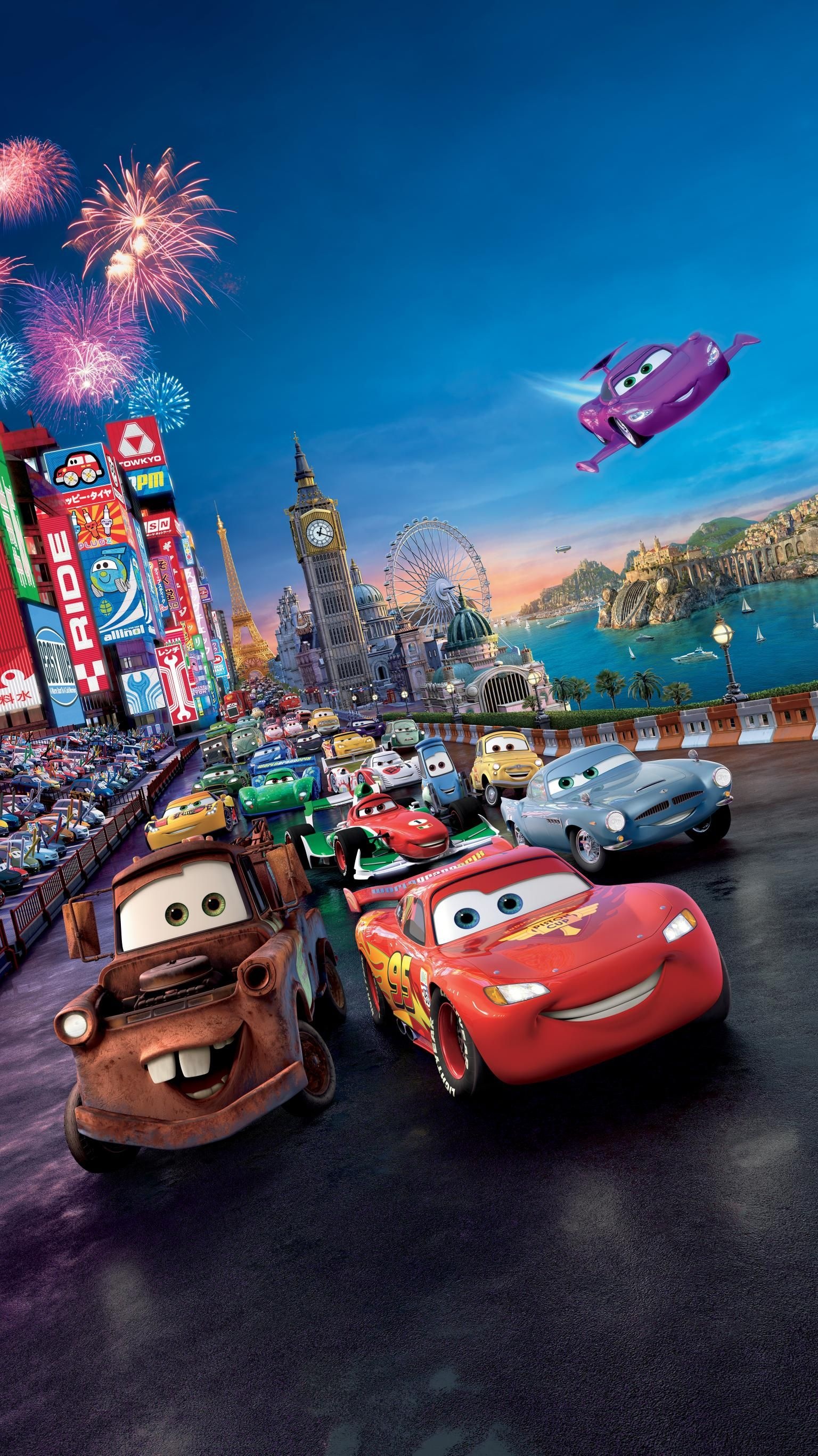 Cars (Disney): The 12th animated film from the studio Pixar. 1540x2740 HD Wallpaper.