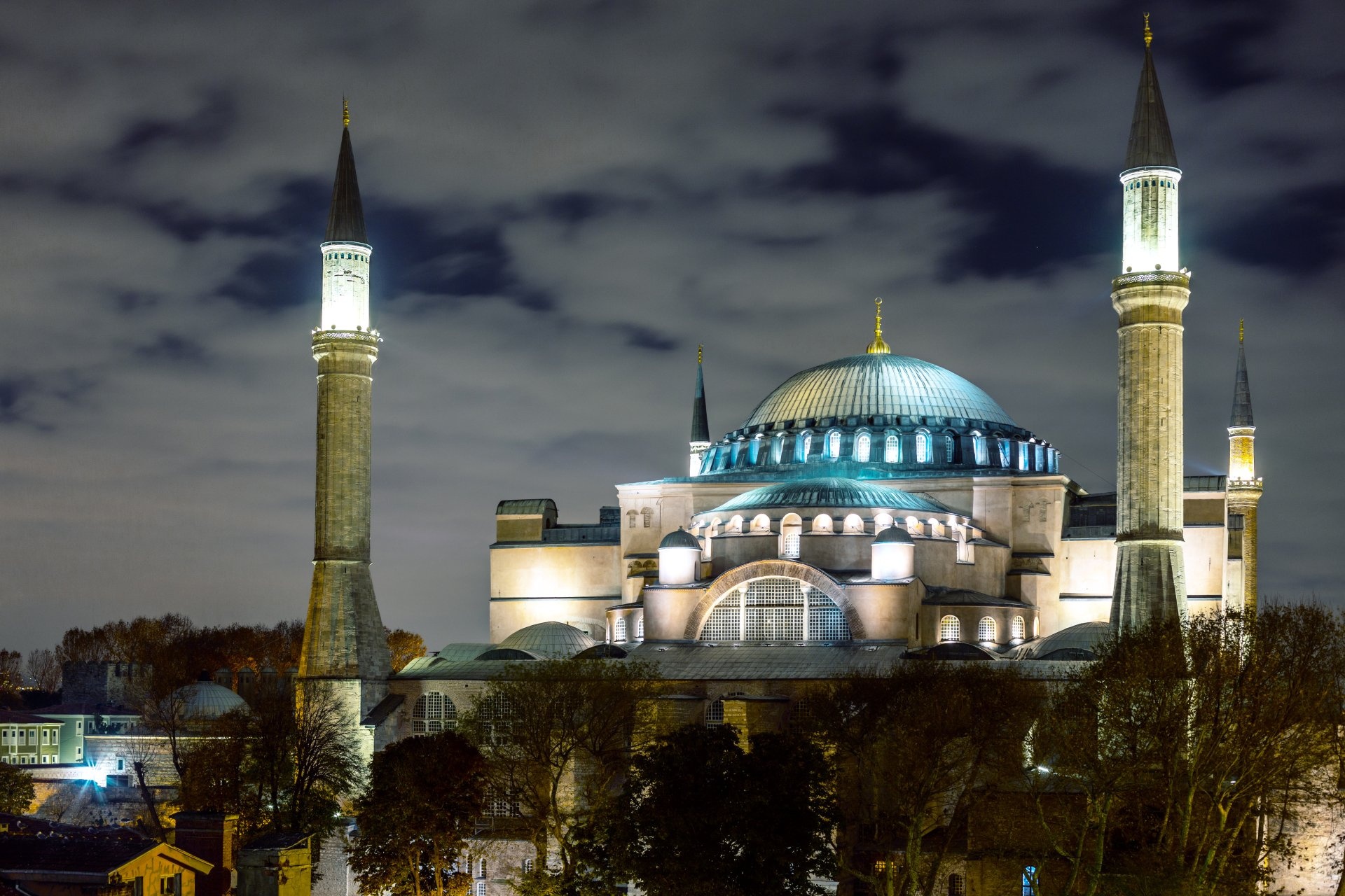 Hagia Sophia, 4K Ultra HD, Wallpapers collection, Breathtaking views, 1920x1280 HD Desktop