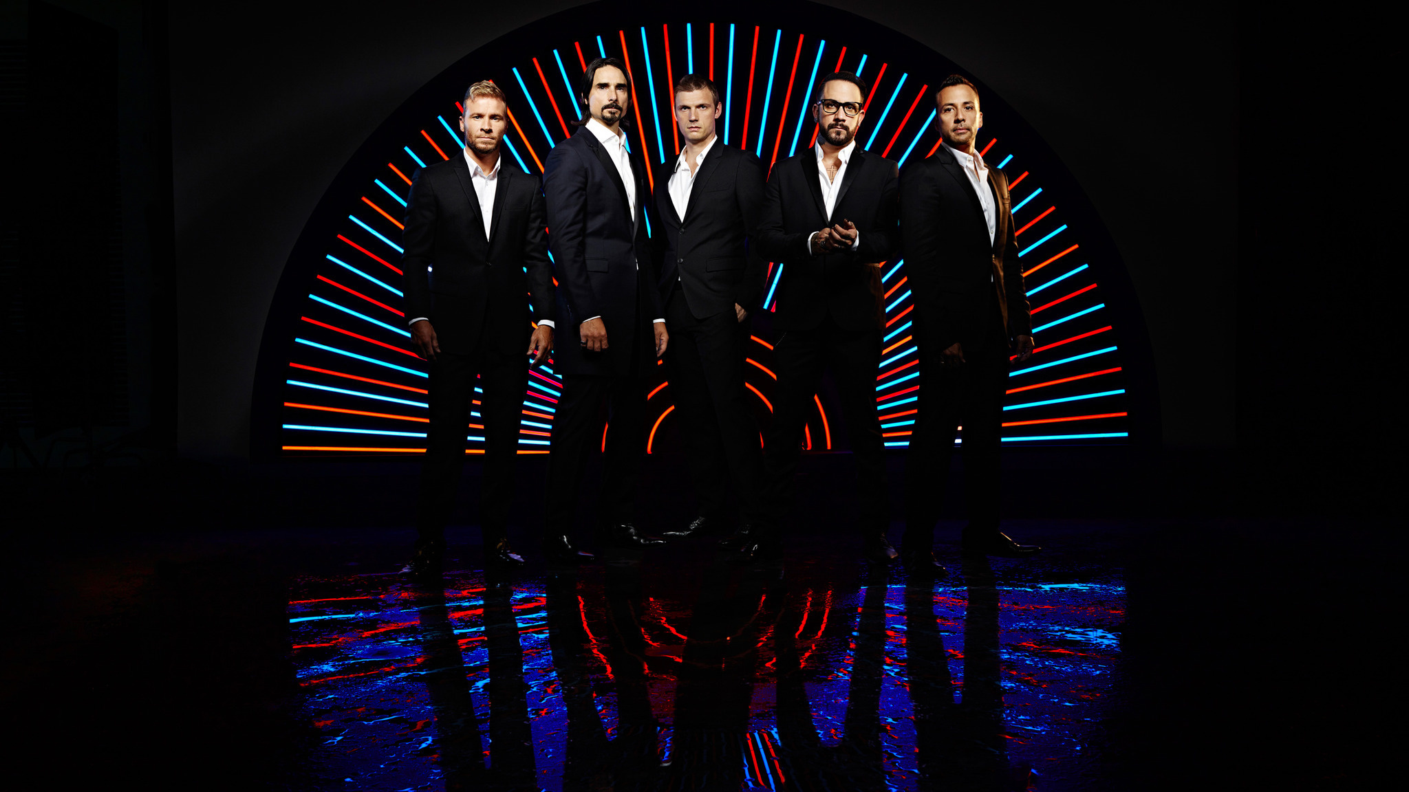 Backstreet Boys, Live music in Madrid, Energetic performances, Music fans, 2050x1160 HD Desktop