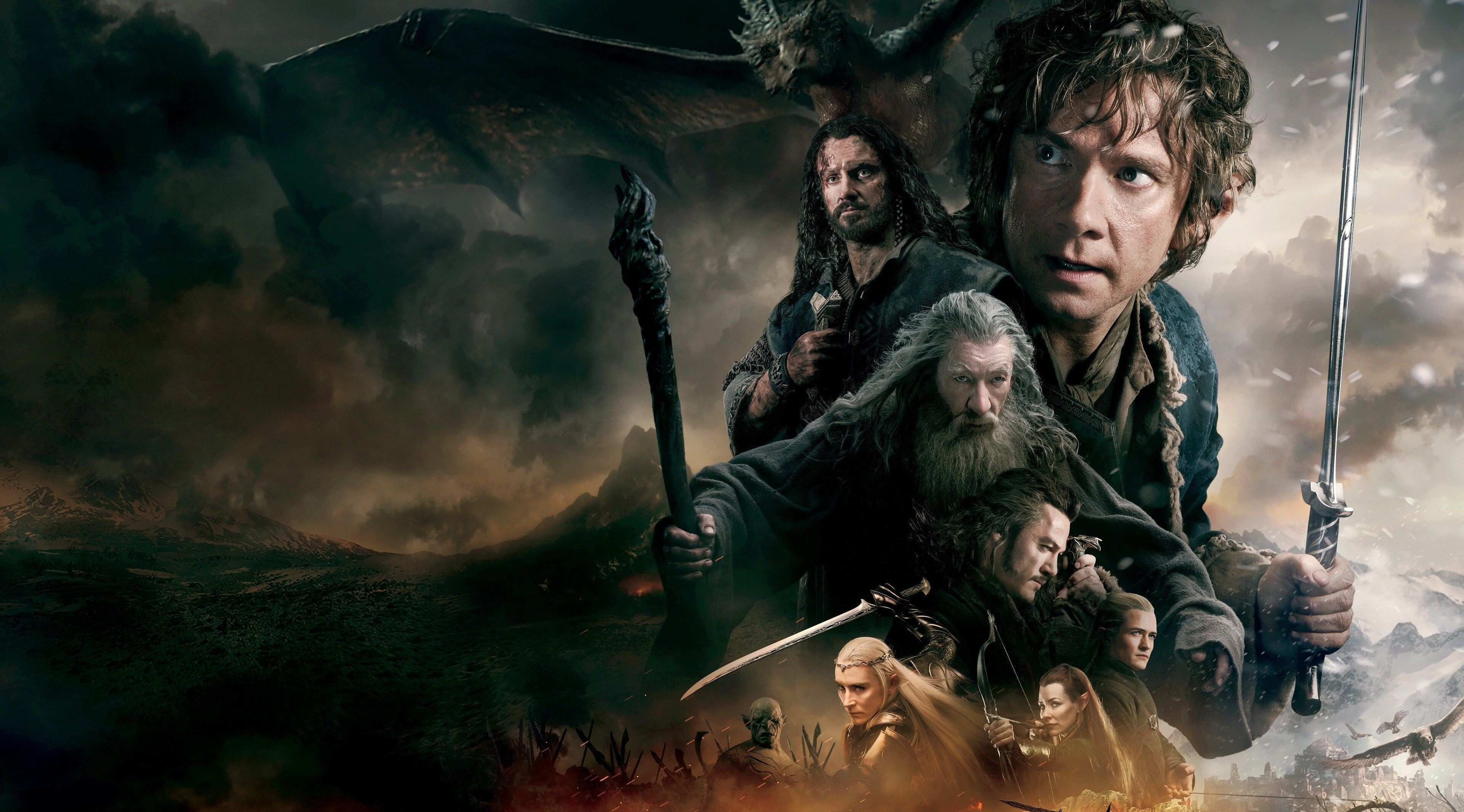 Bard, The Lord of the Rings, Movies, Hobbit wallpapers, 3840x2130 HD Desktop