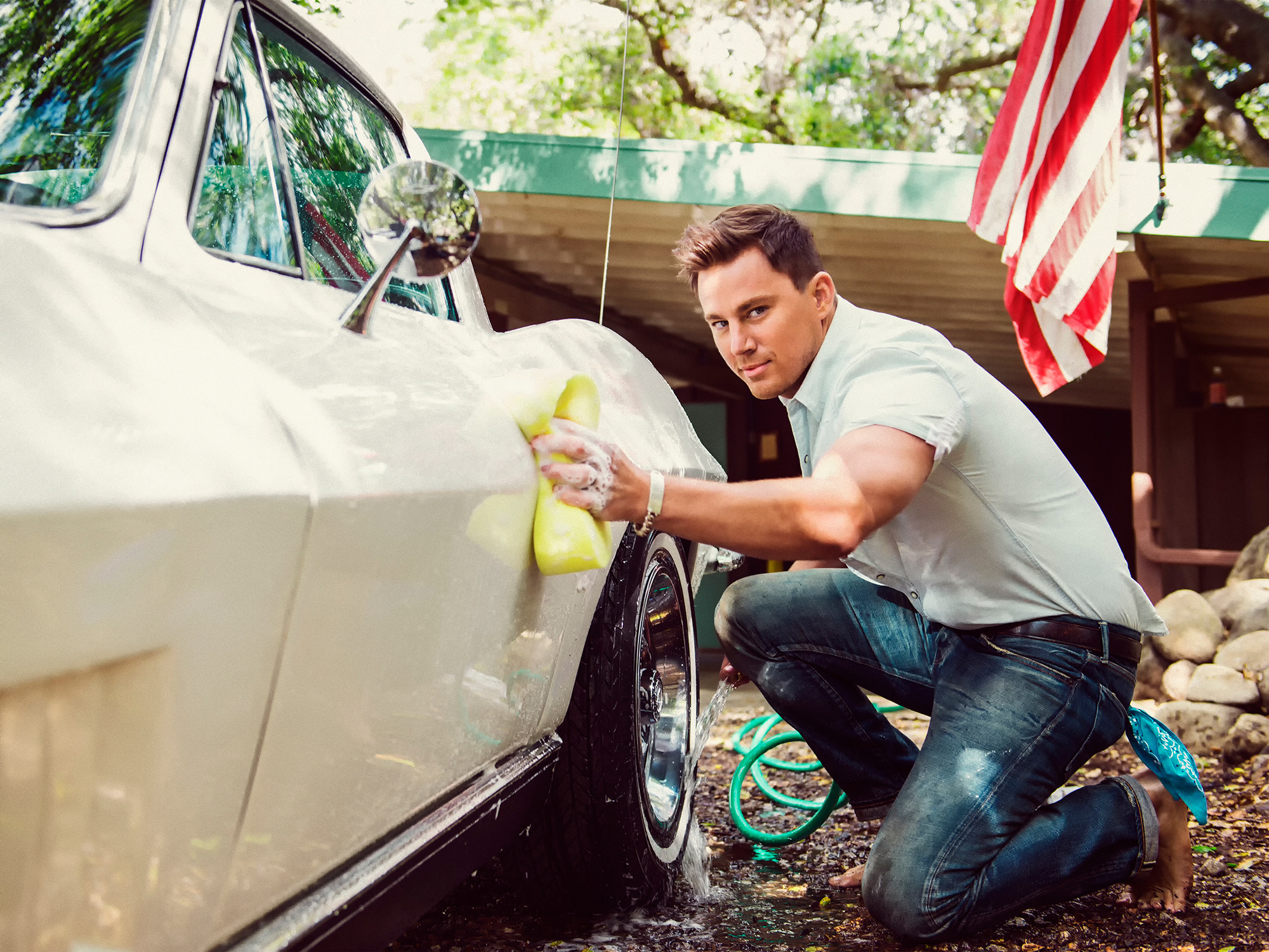 Channing Tatum: Was named People magazine's annual Sexiest Man Alive in November 2012. 2000x1500 HD Wallpaper.