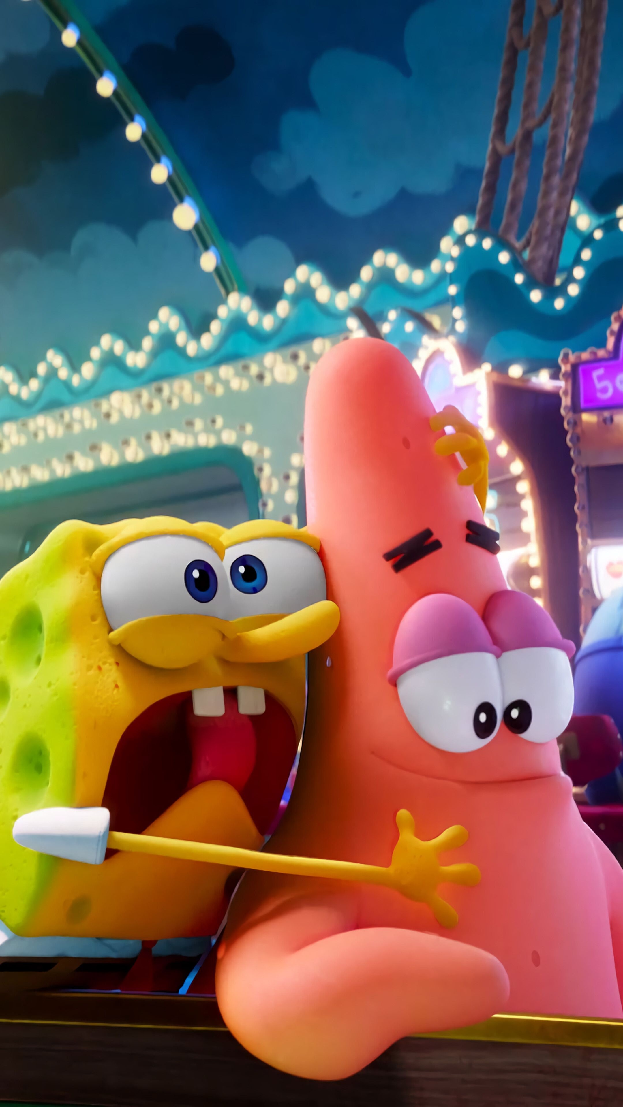 SpongeBob iPhone wallpapers, Cartoon character backgrounds, Animated film, Mobile, 2160x3840 4K Phone