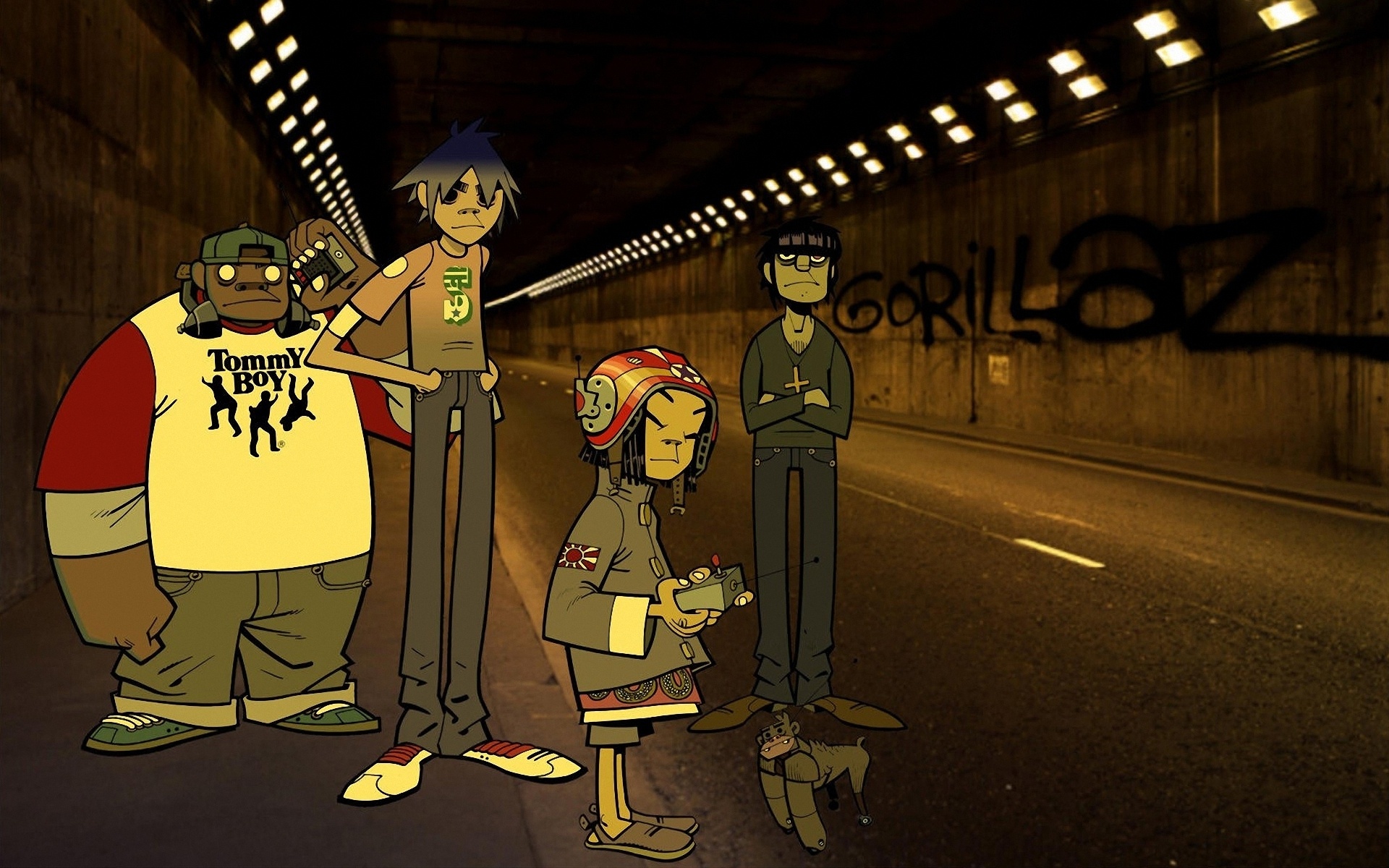 Gorillaz: Tomorrow Comes Today, The song from the album released in 2001. 1920x1200 HD Wallpaper.