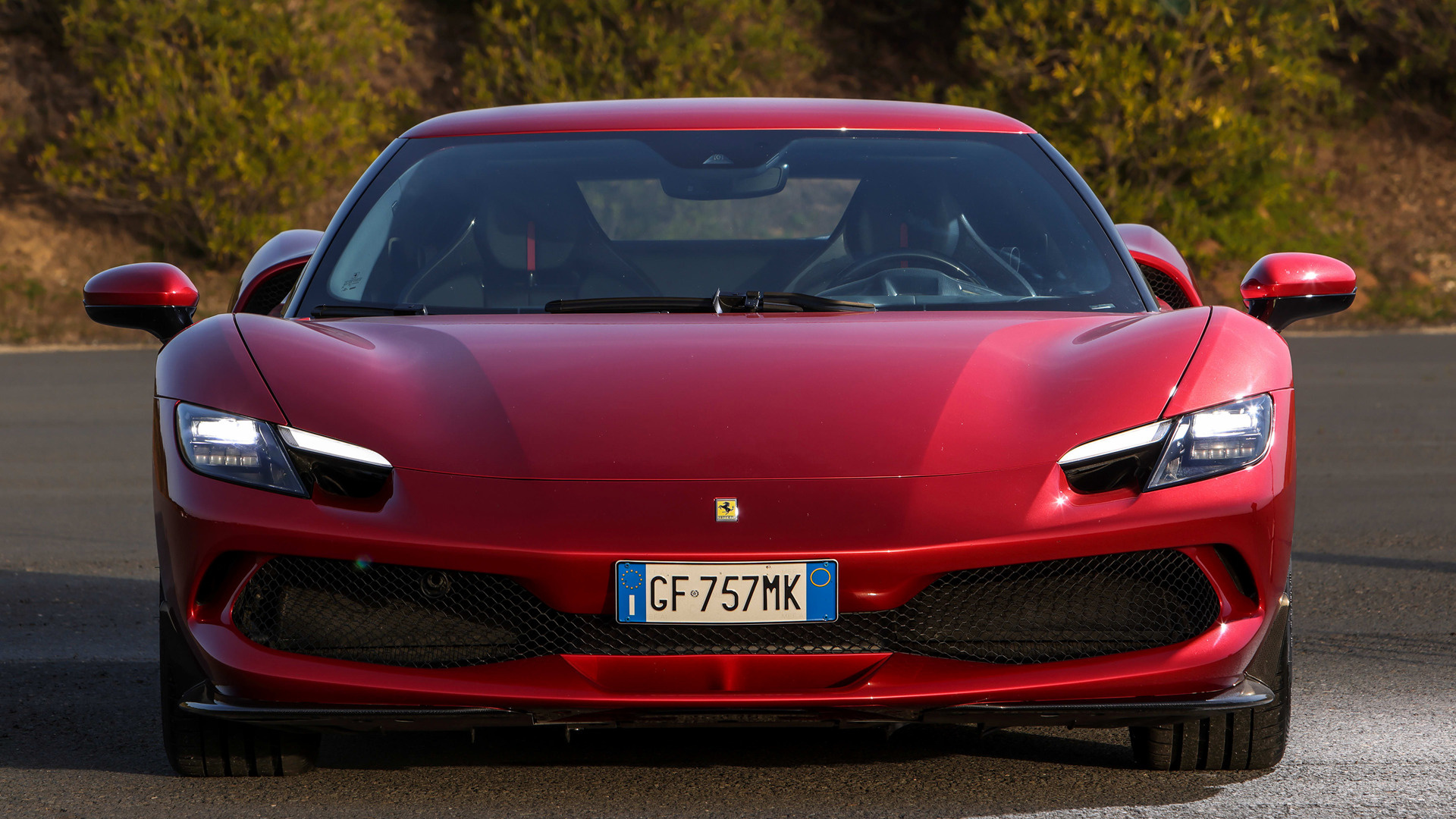 Ferrari 296 GTB, 2022, car pixel, hybrid, 1920x1080 Full HD Desktop