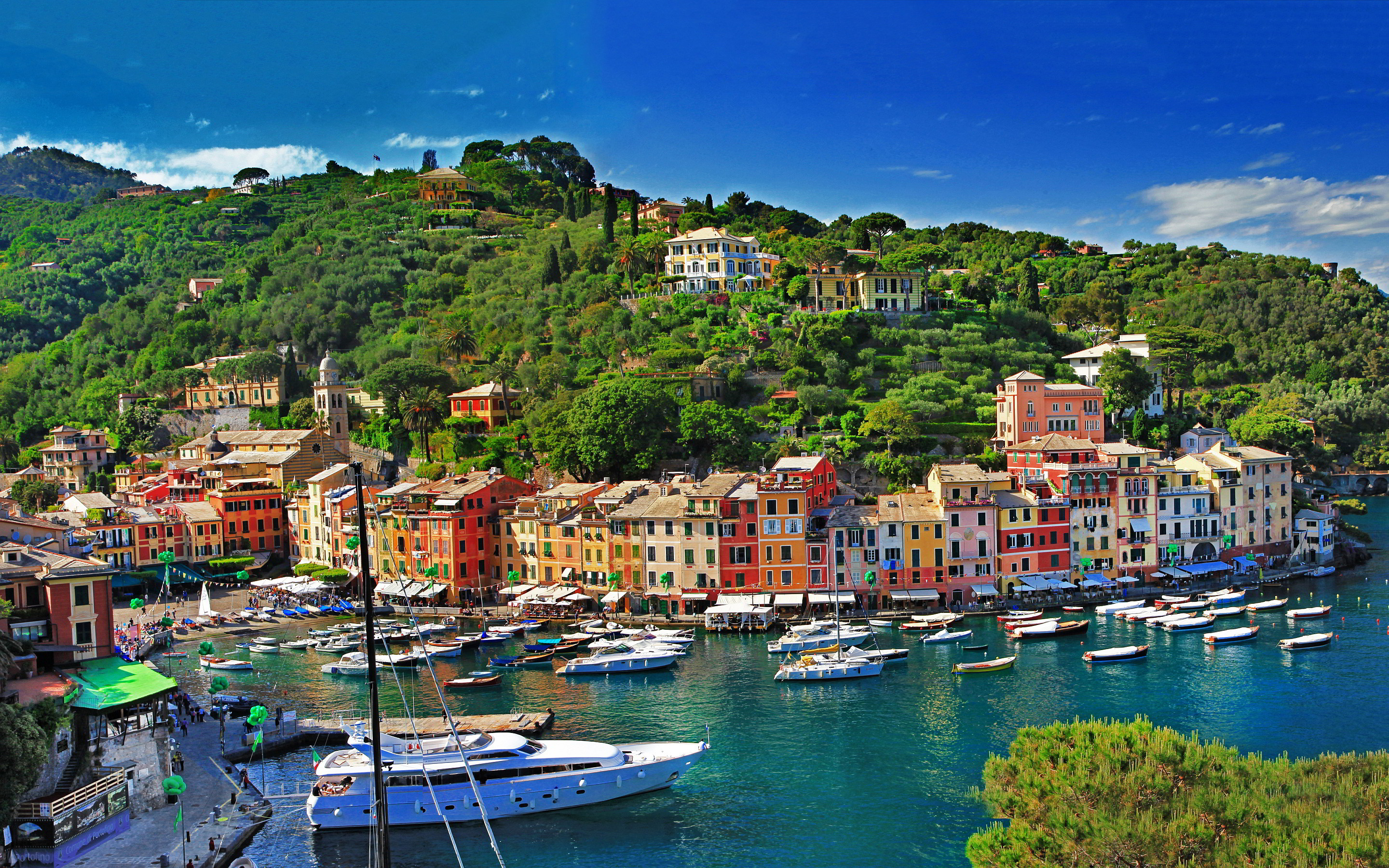 Portofino Italy, Beautiful wallpaper, Coastal charm, Italian beauty, 2880x1800 HD Desktop