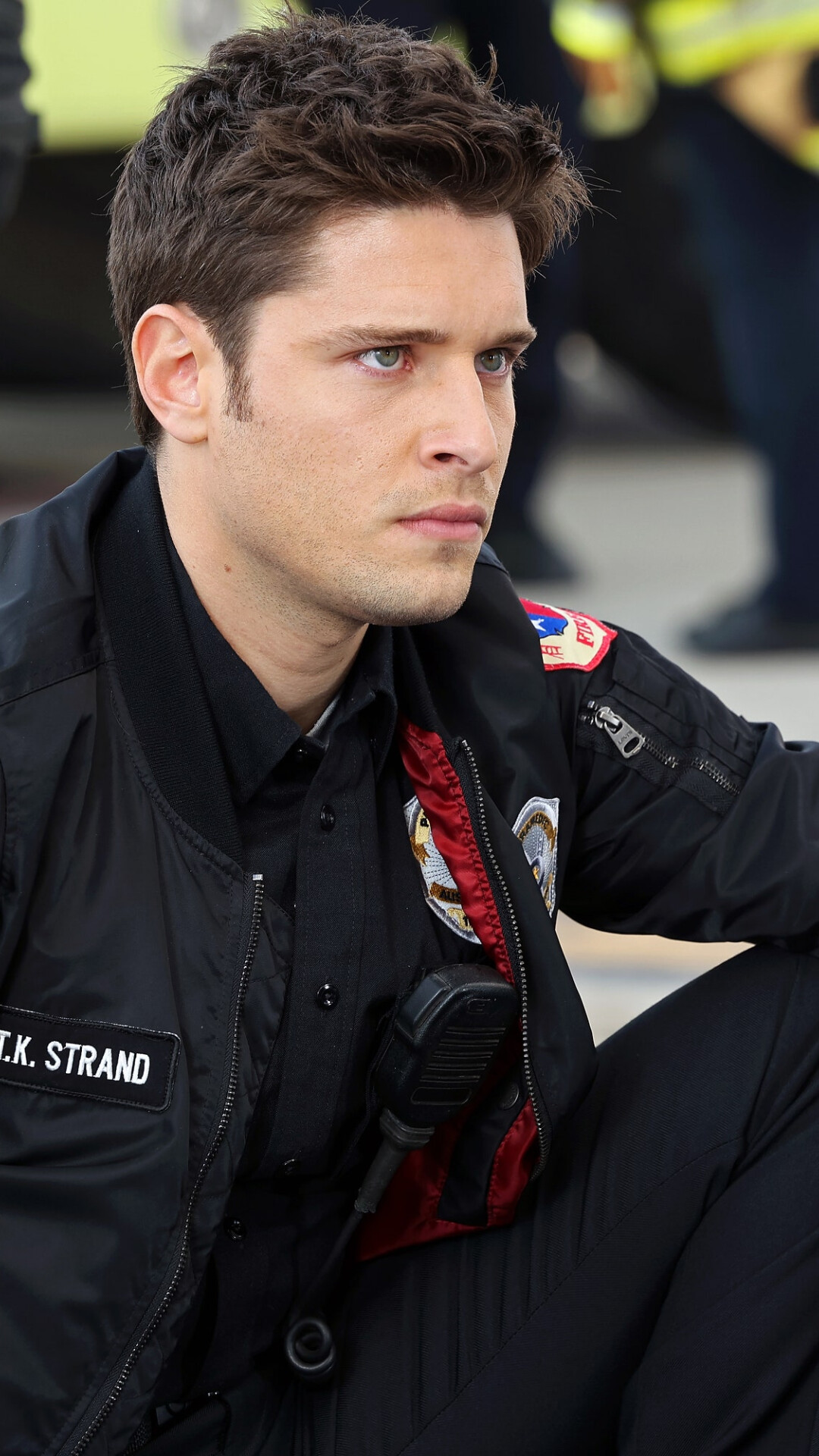 9-1-1: Lone Star (TV Series): Tyler Kennedy "TK" Strand, A Firefighter And Later A Paramedic Within The 126 Team. 1080x1920 Full HD Background.