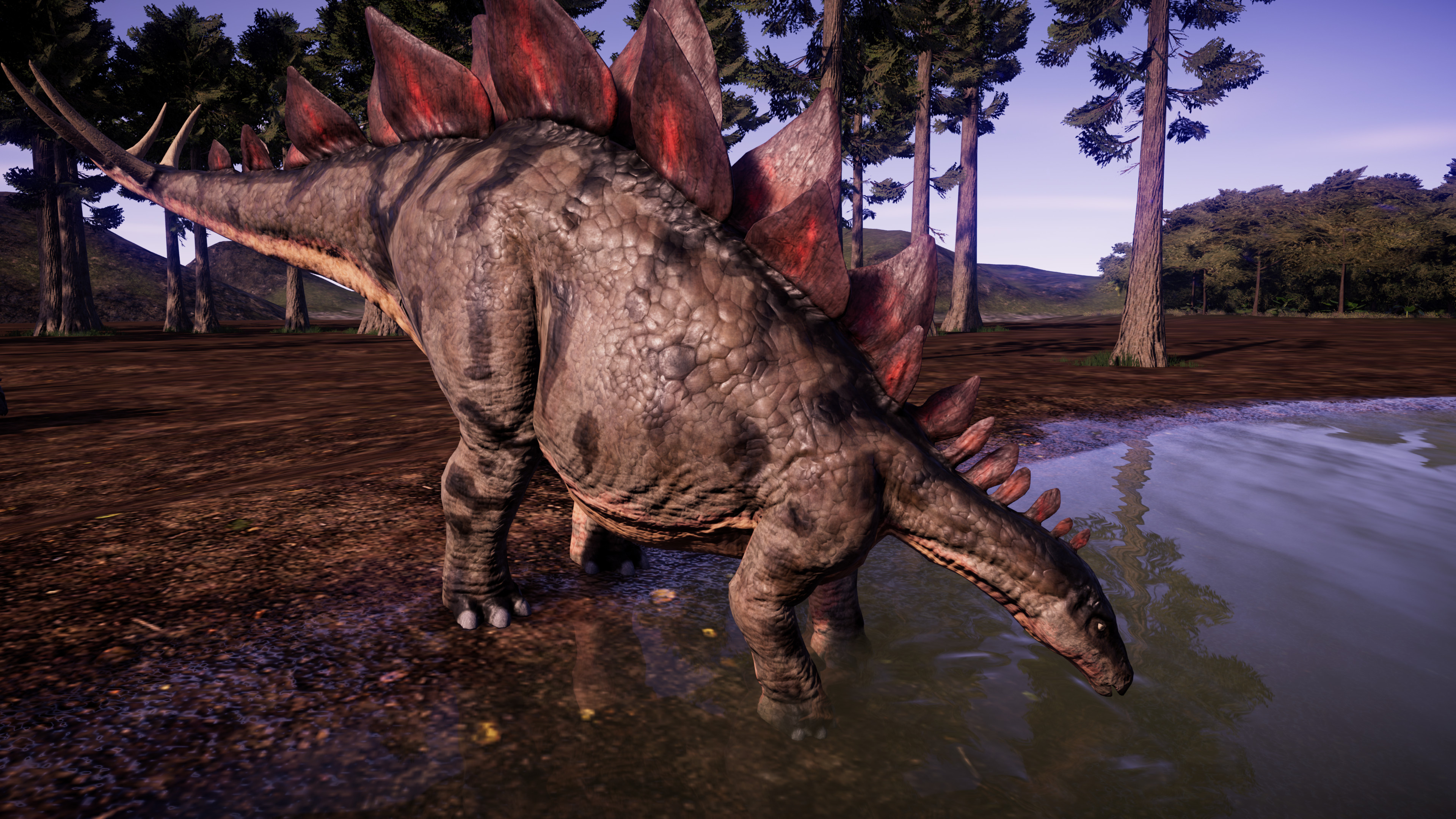 Stegosaurus skin, Jurassic World Evolution game, Unique customization, Virtual world, 3840x2160 4K Desktop
