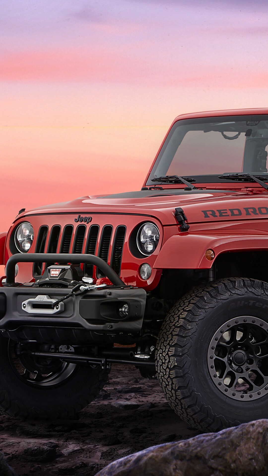 Jeep Wrangler: Red Rock model, SUV, Cars, Produced at Toledo Complex. 1080x1920 Full HD Wallpaper.
