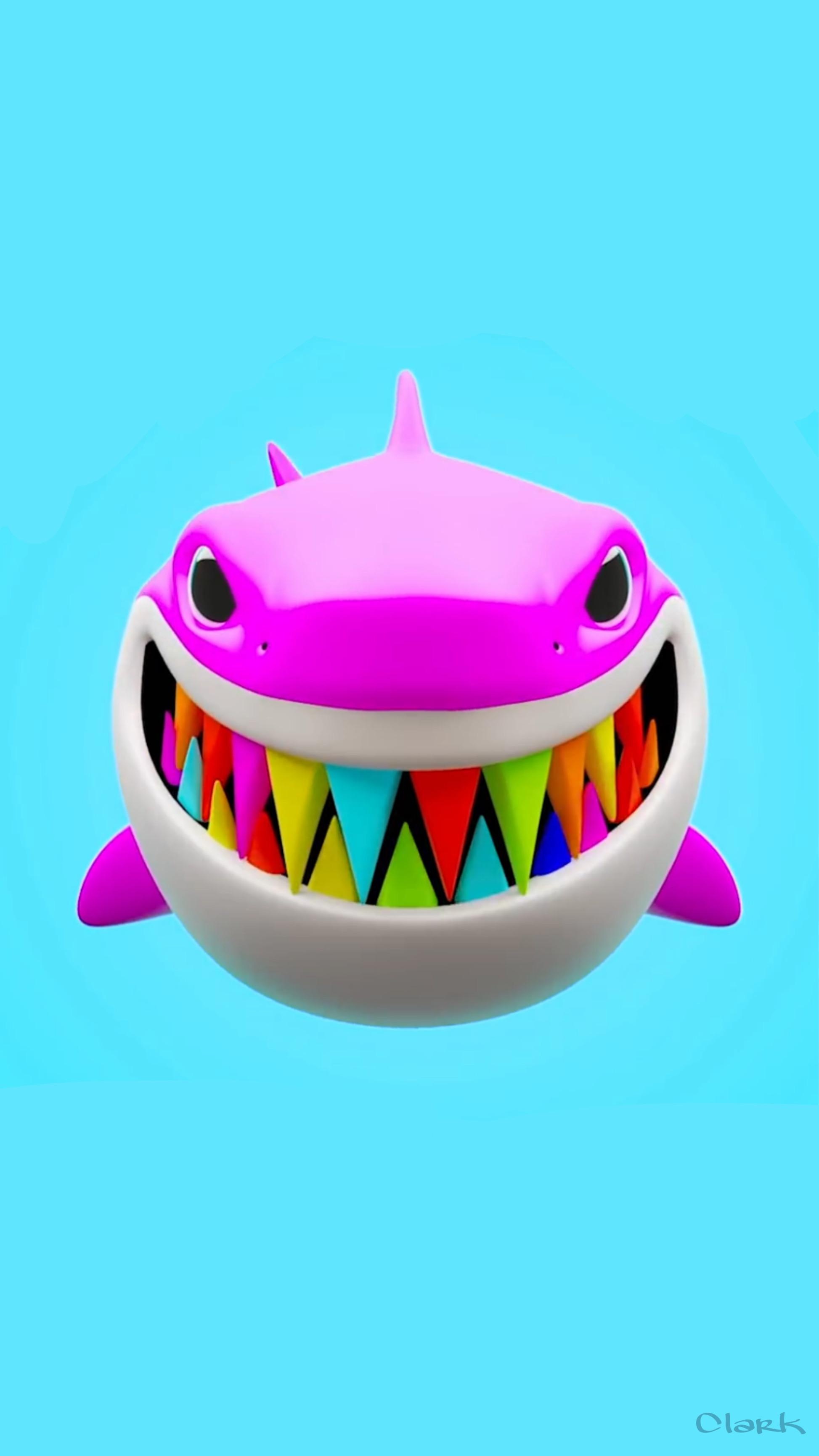 Pink Shark Wallpapers - Top Free Pink Shark Backgrounds 1950x3470