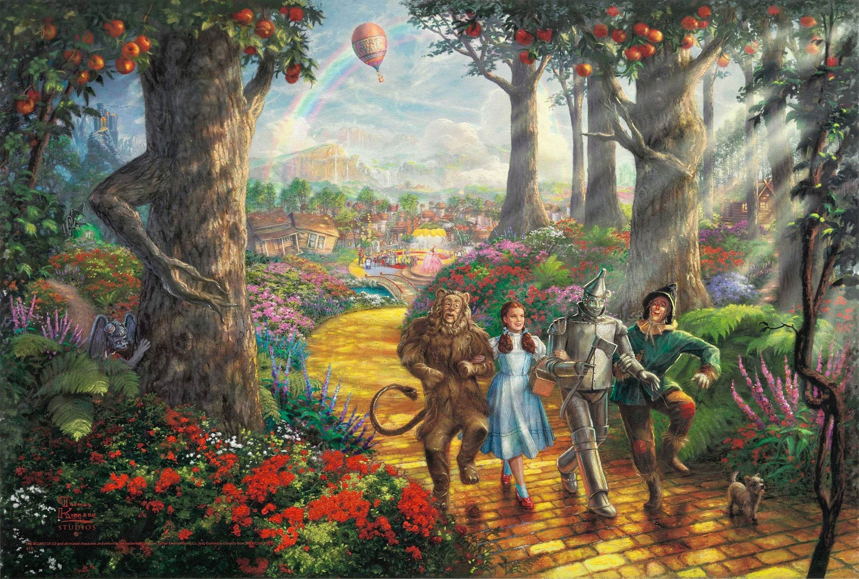 The Wizard of Oz, Fantasy film, Iconic characters, Magical journey, 3010x2030 HD Desktop