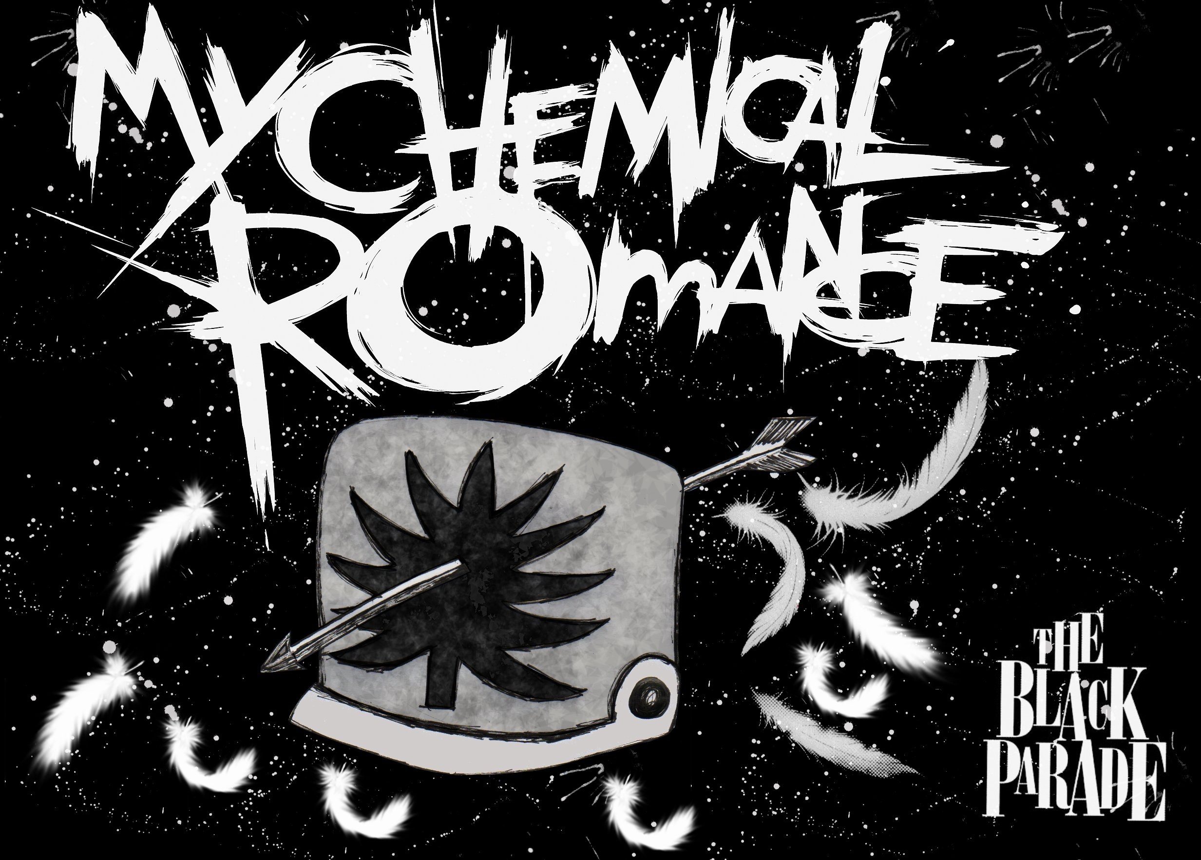 MCR (My Chemical Romance), Samantha Johnson's post, Logo-inspired wallpaper, Band's legacy, 2470x1770 HD Desktop