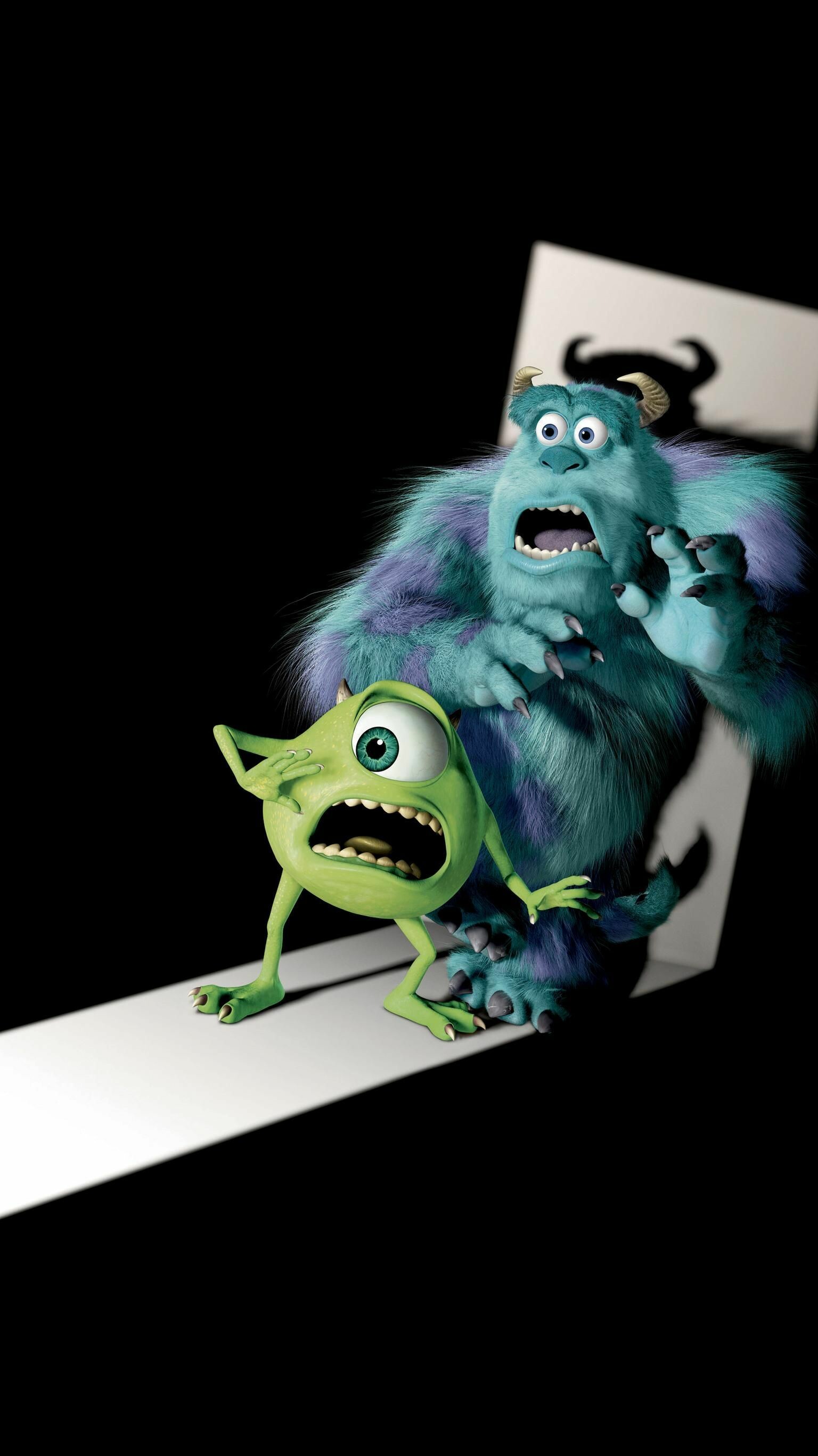 Monsters, Inc.: Animated film, Premiered at the El Capitan Theatre on October 28, 2001. 1540x2740 HD Background.