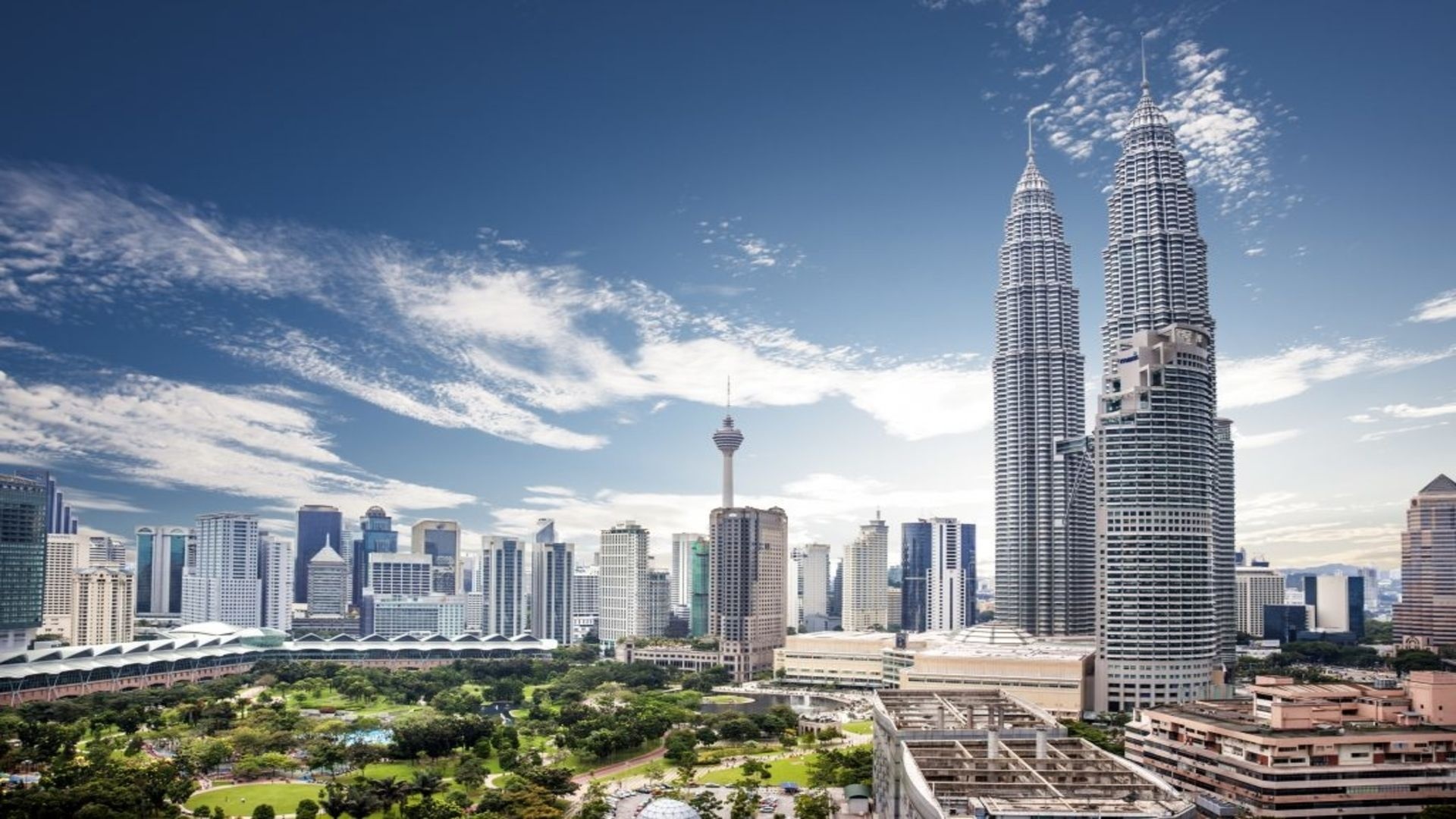 Kuala Lumpur, Capital of Malaysia, Modern skyscrapers, Cultural melting pot, 1920x1080 Full HD Desktop