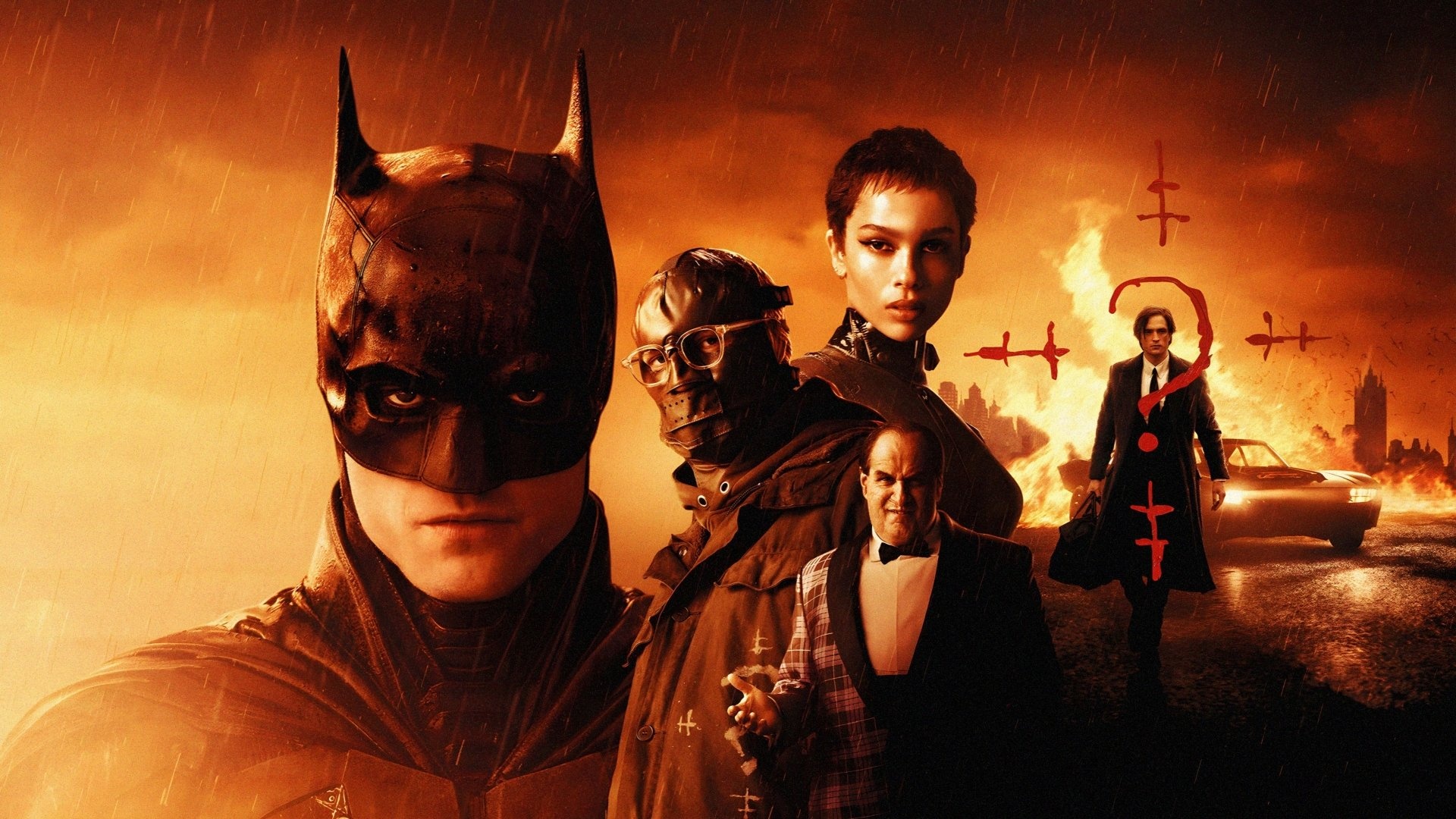 The Batman, Ultra HD wallpaper, HD background, Gotham City, 1920x1080 Full HD Desktop
