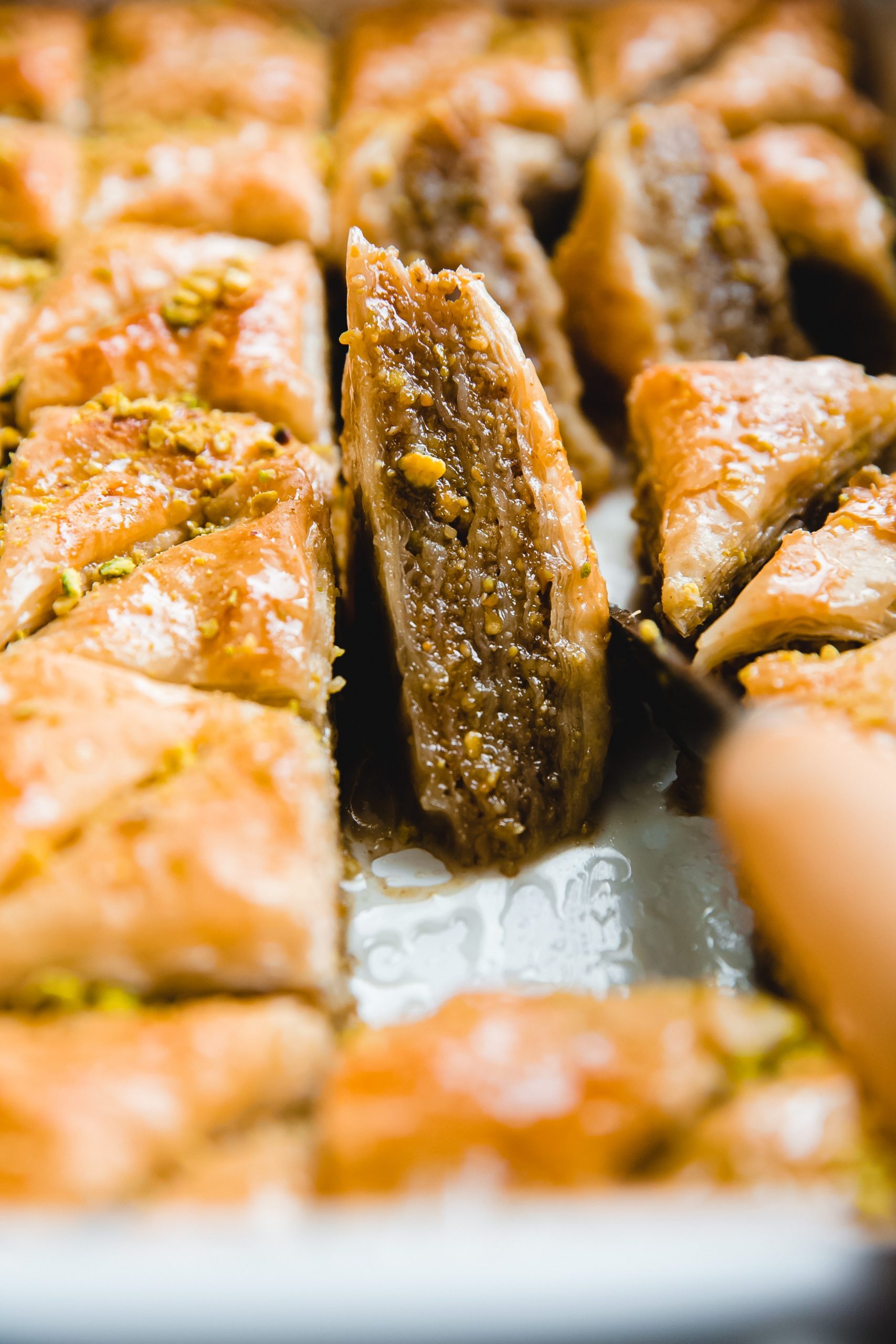 Baklava: Cut into a variety of shapes for serving, Recipe. 1710x2560 HD Wallpaper.