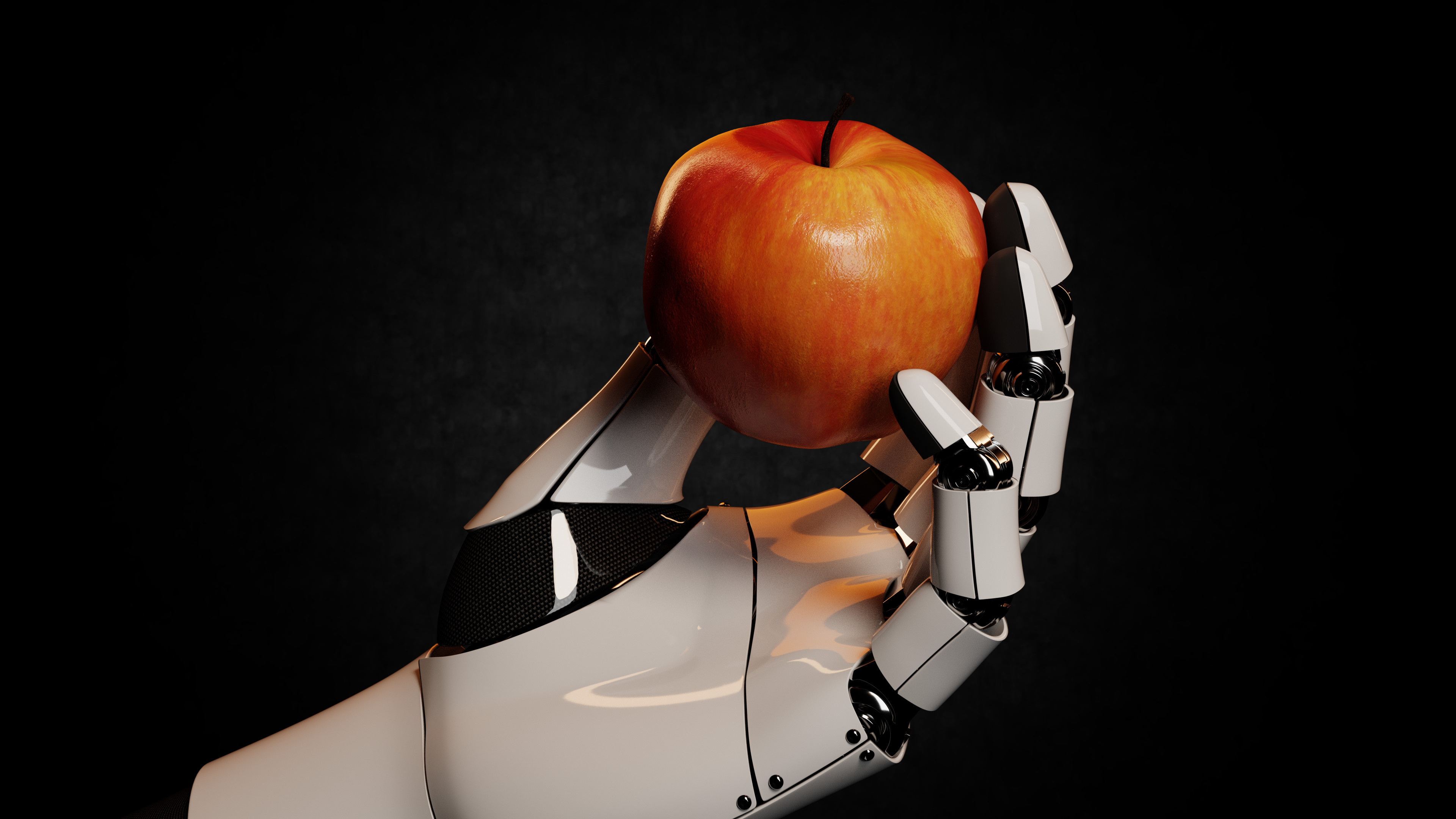 Robot: Bionic hand, Intuitive life-like precision, Intuitive artificial limbs. 3840x2160 4K Wallpaper.