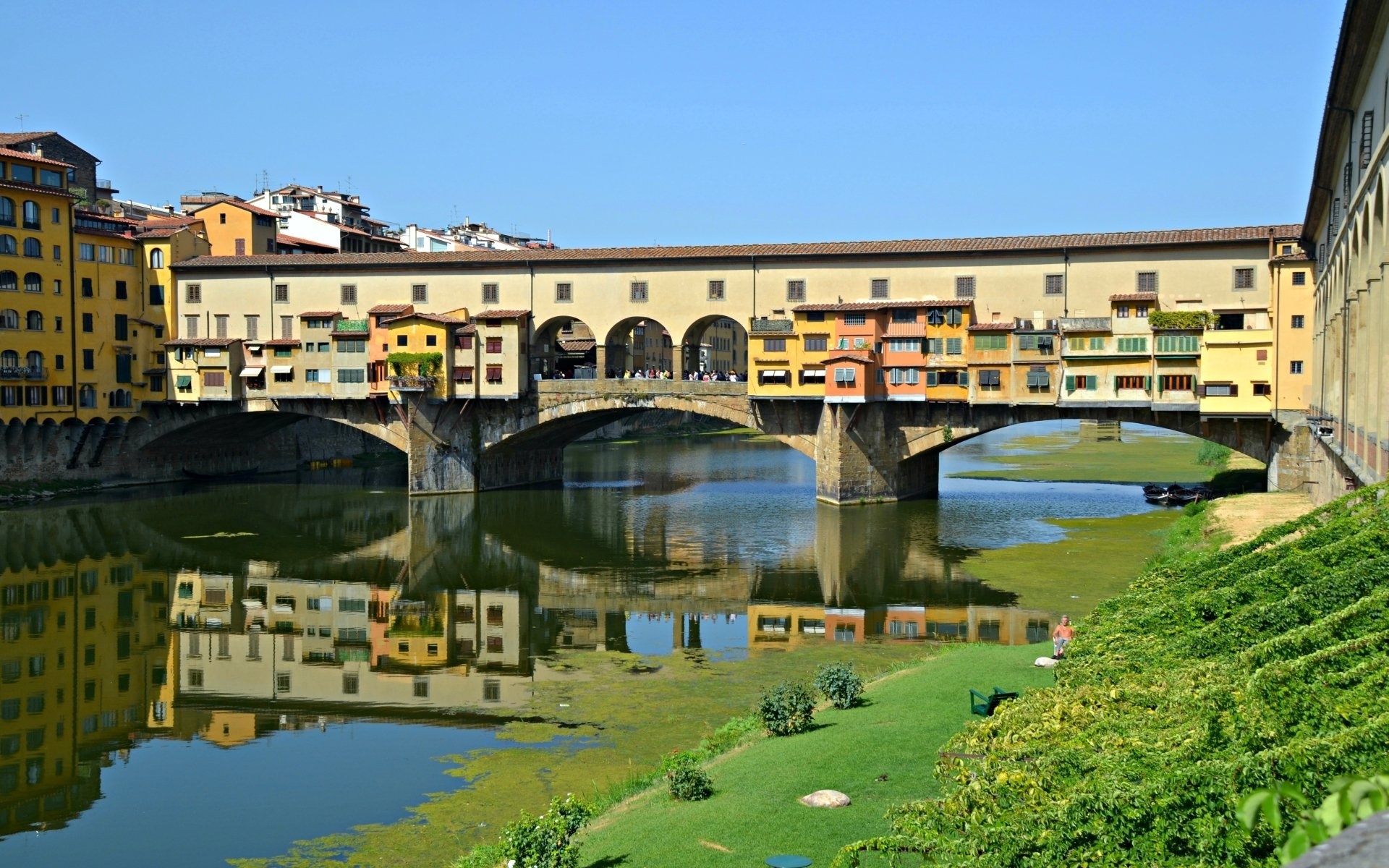 Ponte Vecchio, HD wallpaper, Breathtaking view, Aesthetic beauty, 1920x1200 HD Desktop