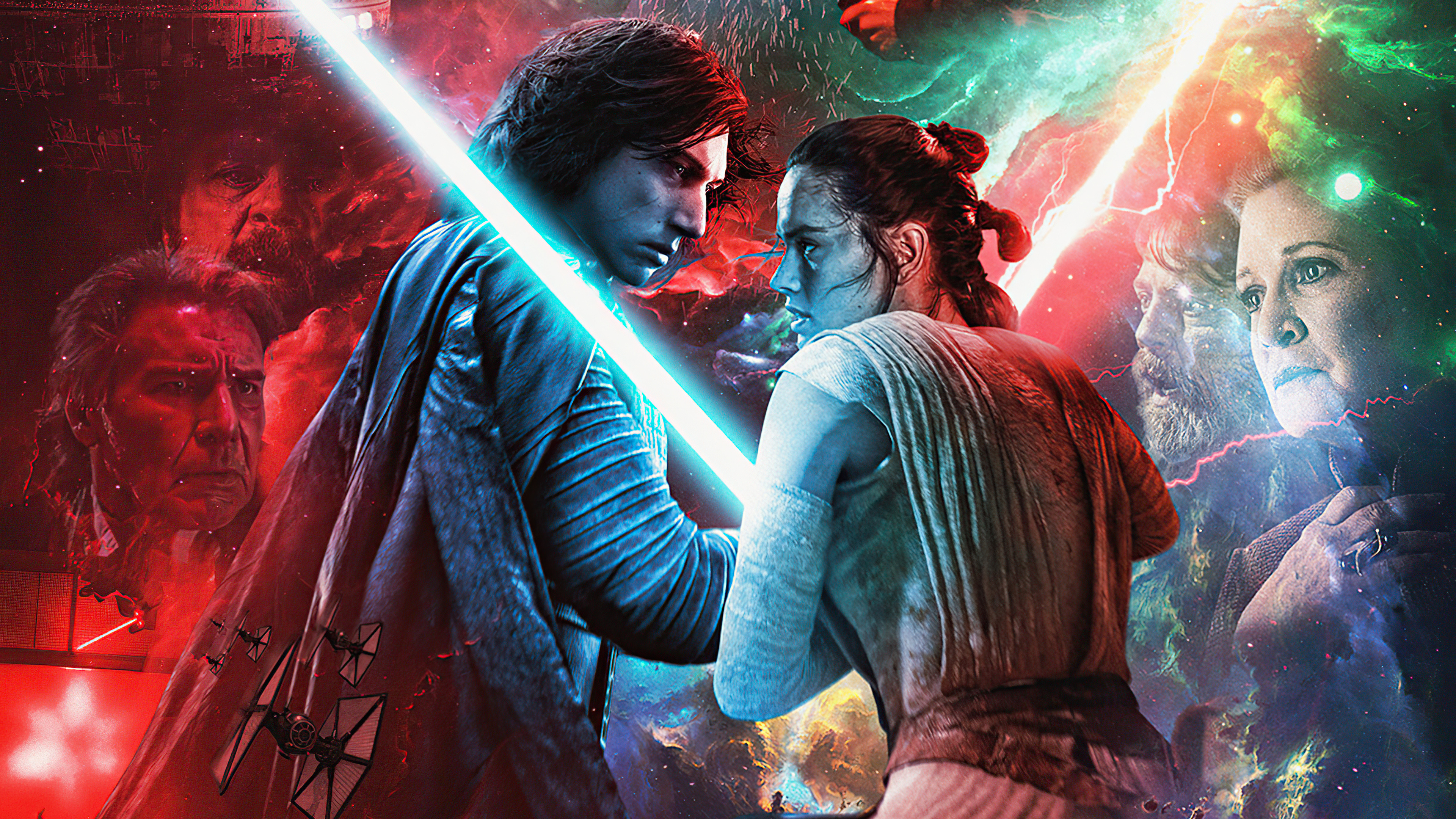 Star Wars Rise of Skywalker 2020 poster, 4k HD wallpapers, 3840x2160 4K Desktop