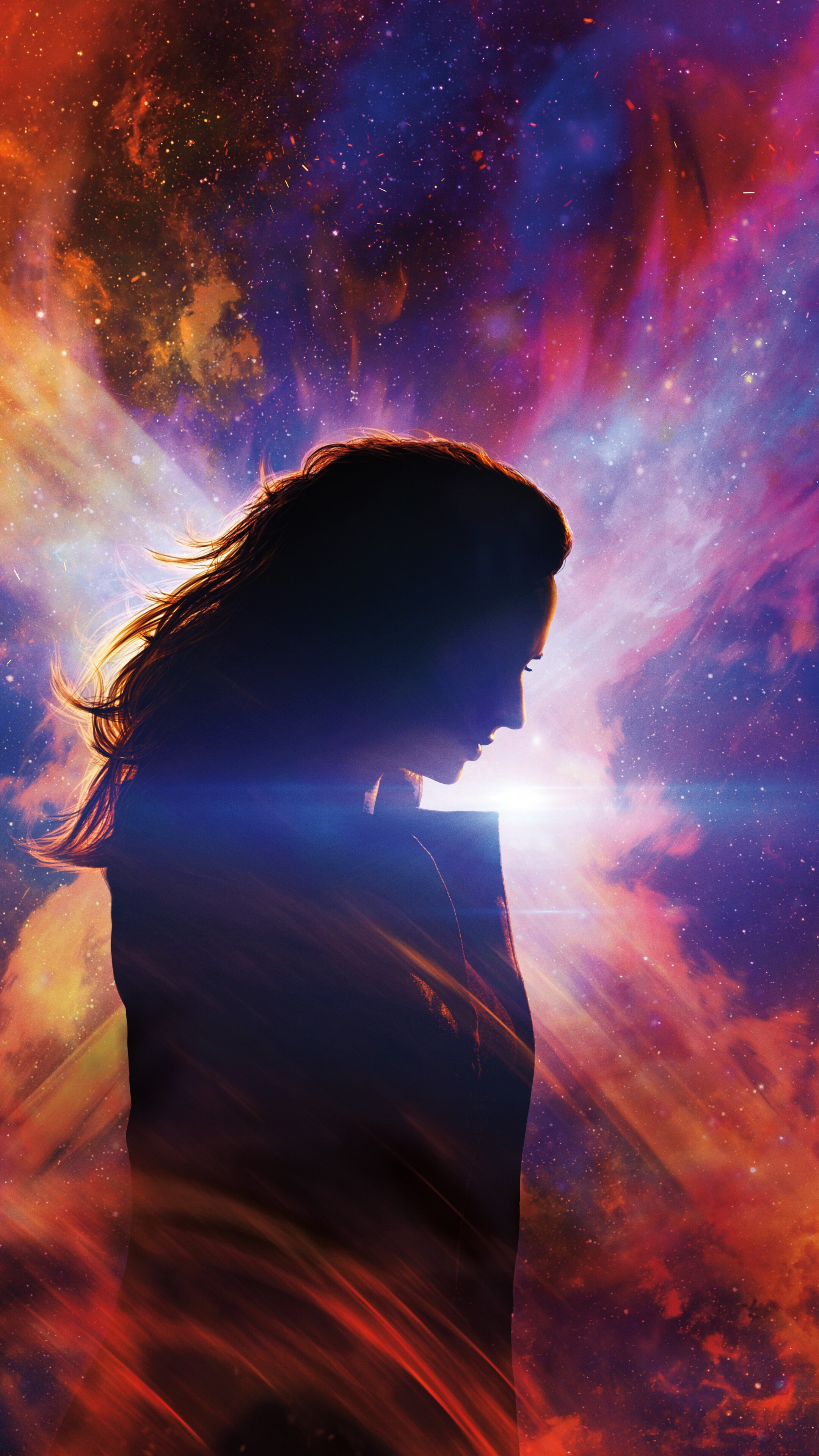 Phoenix (Marvel): Sophie Turner, The character first appeared in The X-Men №1. 2160x3840 4K Background.