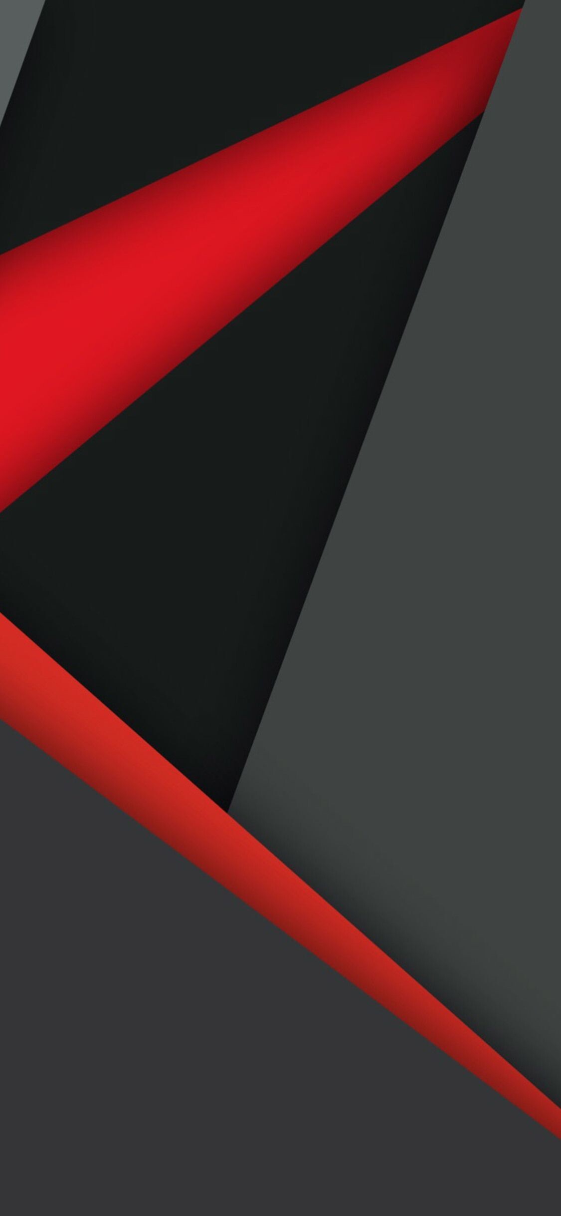 Triangle: Dark, Red and black, Abstract form, Right angle. 1130x2440 HD Wallpaper.