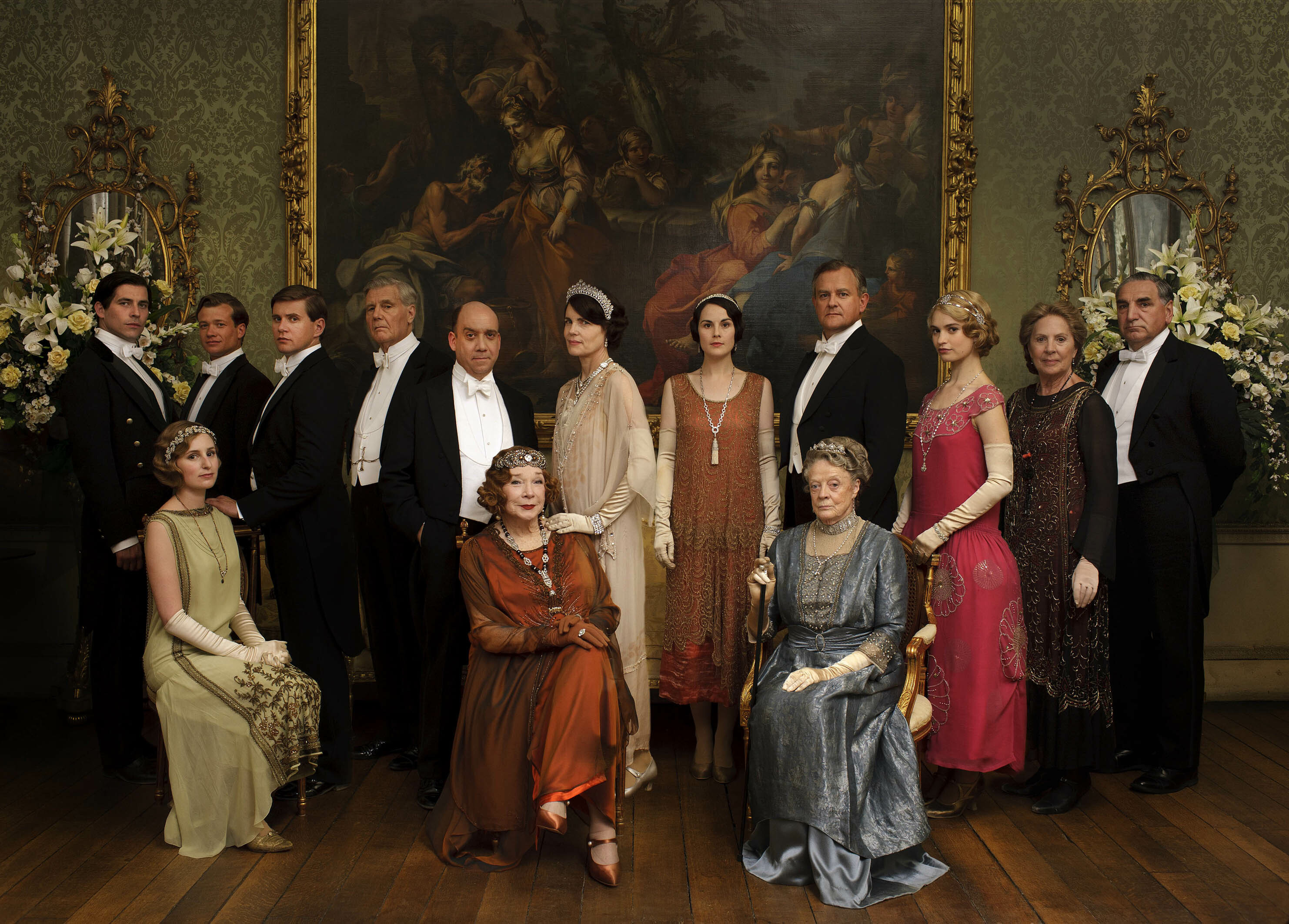 Downton Abbey: TV show set on the fictional Yorkshire country estate. 2970x2130 HD Background.