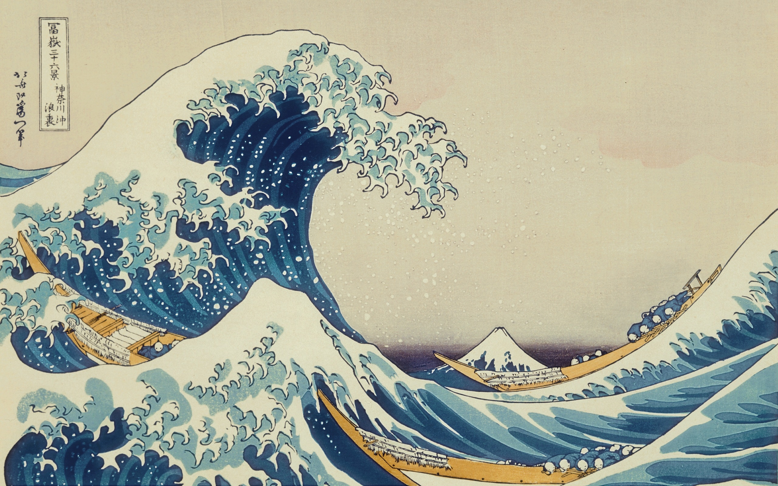 Great Wave off Kanagawa, Wallpapers, 2560x1600 HD Desktop